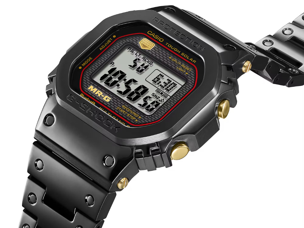 Relojes premium de Casio: titanio negro en el nuevo MR-G por $6000 Casio sorprende: nuevo MR-G con revestimiento de titanio negro por $6000