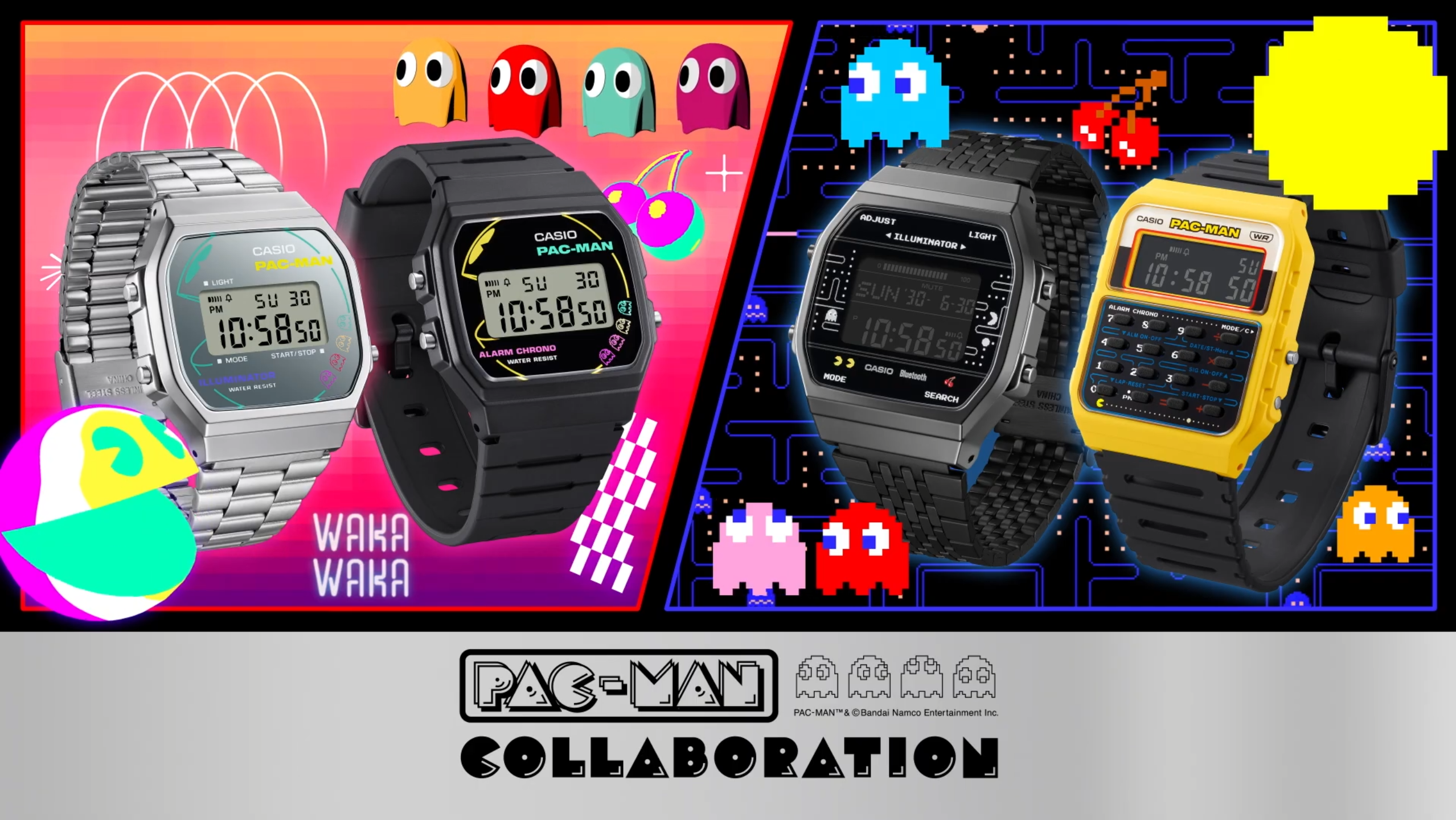 Síntesis tecno-retro: fascinación por la nueva colección Pac-Man de Casio Casio ha lanzado una colección de relojes al estilo de Pac-Man