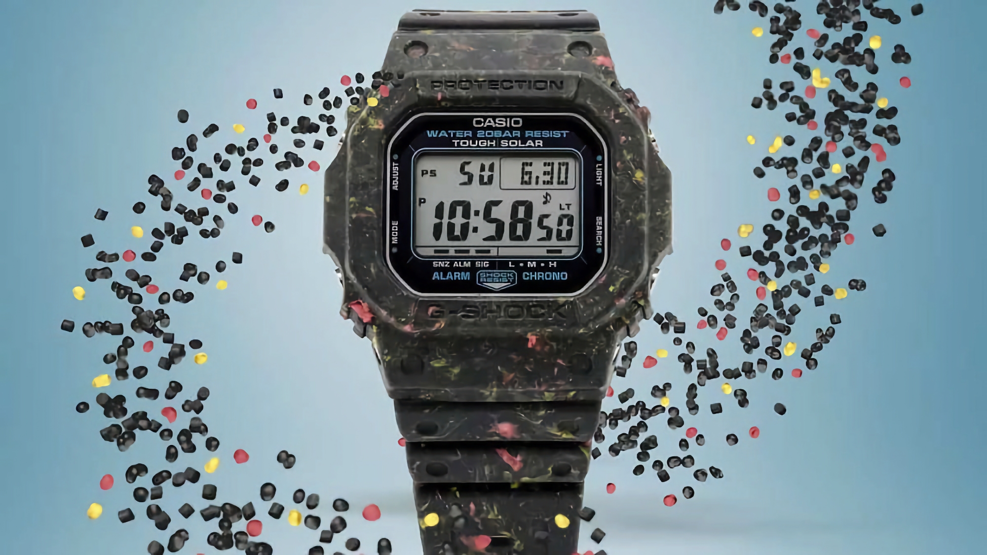 Casio presenta el G-5600BG-1: un reloj fabricado con residuos reciclados por 199 dólares Casio presenta el G-5600BG-1: un reloj fabricado con residuos reciclados por 199 dólares