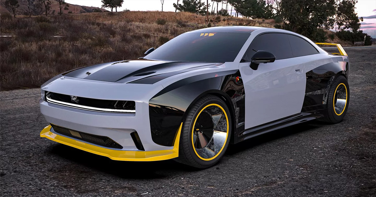 Dodge Charger Daytona: con un nuevo faldón de Widebody. Estilo Widebody: nuevo kit Widebody para el Dodge Charger Daytona