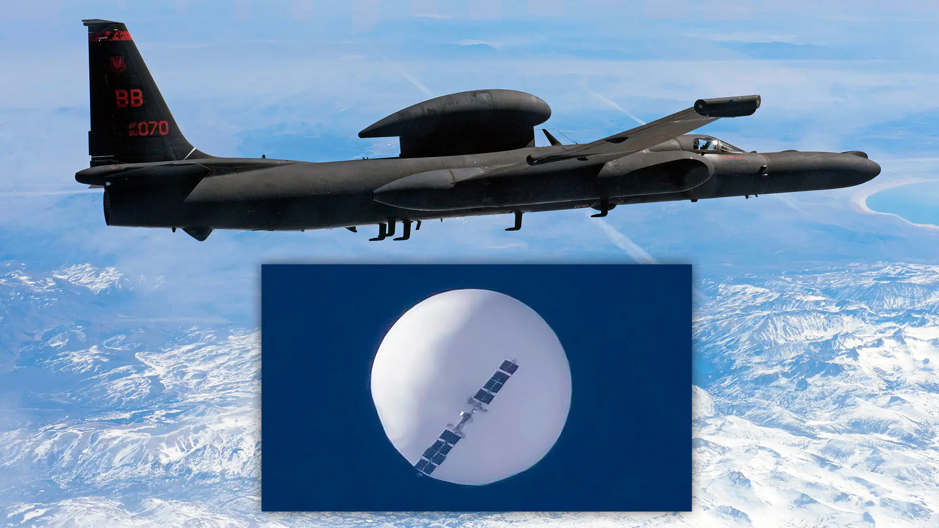 En la destrucción del globo chino participó el U-2 Dragon Lady, el único avión de EE.UU. que puede volar a altitudes superiores a los 21 km. En la destrucción del globo chino participó el U-2 Dragon Lady, el único avión de EE.UU. que puede volar a altitudes superiores a los 21 km.