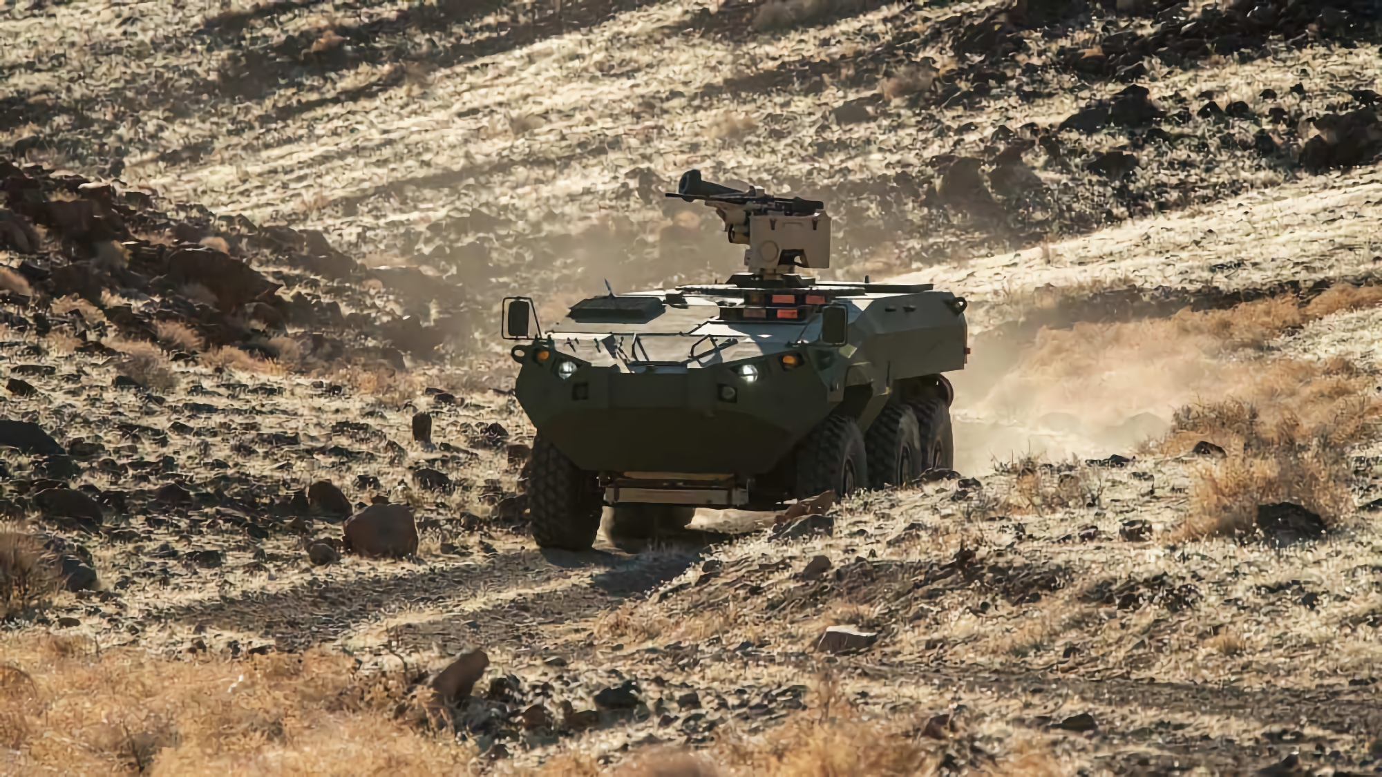 Textron Systems ha creado un prototipo de un nuevo vehículo de reconocimiento Cottonmouth ARV 6×6 para el Ejército de Estados Unidos con una ametralladora Browning M2HB y un sistema antitanque FGM-148 Javelin Textron Systems ha creado un prototipo de un nuevo vehículo de reconocimiento Cottonmouth ARV 6×6 para el Ejército de Estados Unidos con una ametralladora Browning M2HB y un sistema antitanque FGM-148 Javelin