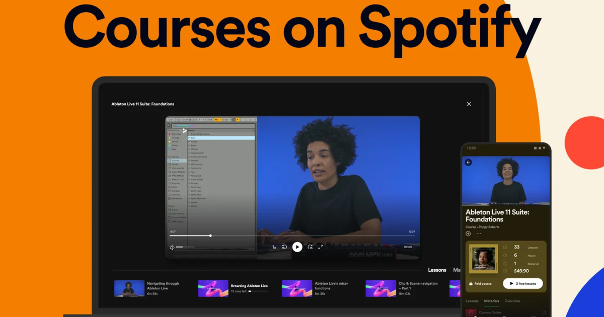 Spotify está probando nuevas funcionalidades. La plataforma está trabajando en un formato de vídeo educativo Spotify está probando nuevas funcionalidades. La plataforma está trabajando en un formato de vídeo educativo