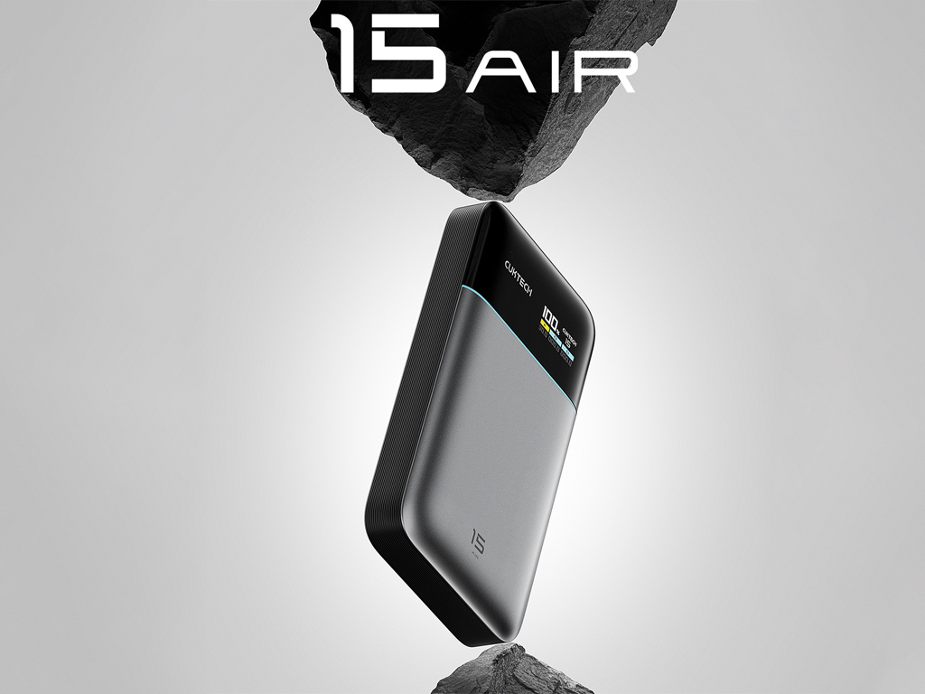 Vida Sin Preocupaciones: Cuktech 15 Air con 15,000 mAh para Geeks Cuktech 15 Air: Un proveedor de energía en un bolsillo