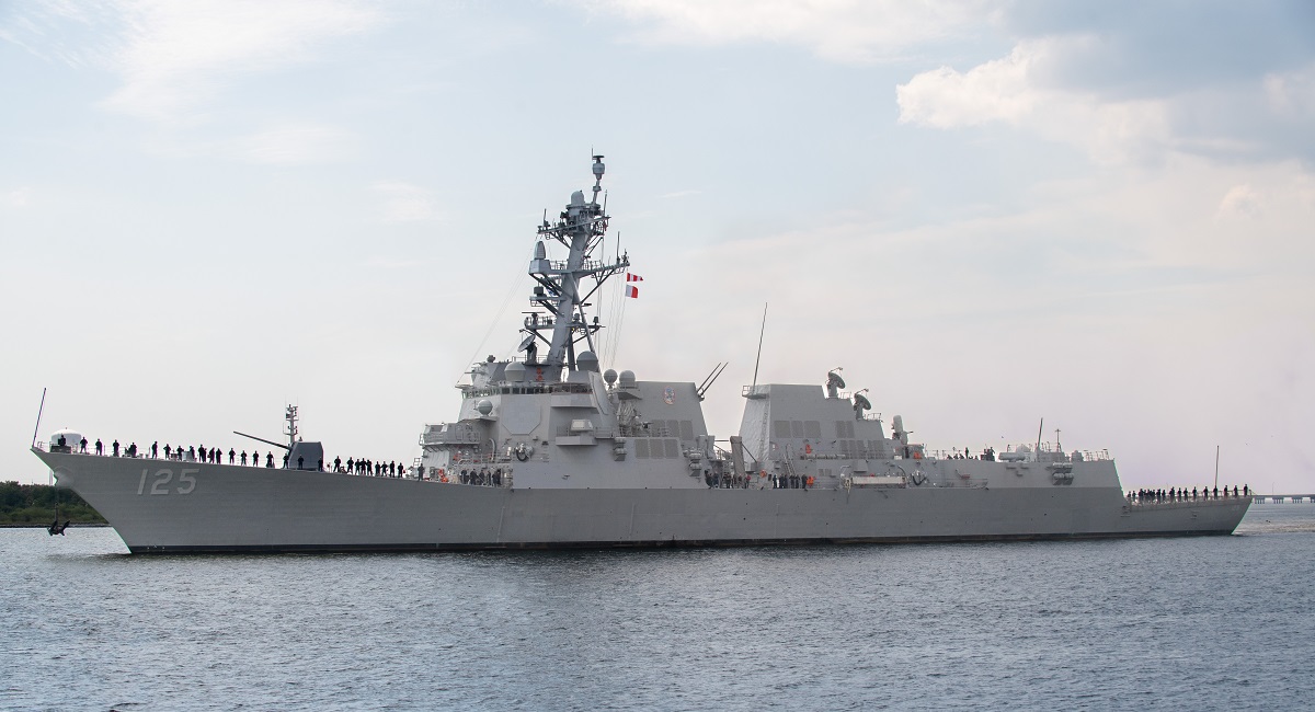 El primer destructor de la clase Arleigh Burke Flight III abandonó el astillero Ingalls antes de su puesta en servicio - El USS Jack H. Lucas recibió dos sistemas de lanzamiento vertical para misiles de crucero Tomahawk El primer destructor de la clase Arleigh Burke Flight III abandonó el astillero Ingalls antes de su puesta en servicio - El USS Jack H. Lucas recibió dos sistemas de lanzamiento vertical para misiles de crucero Tomahawk
