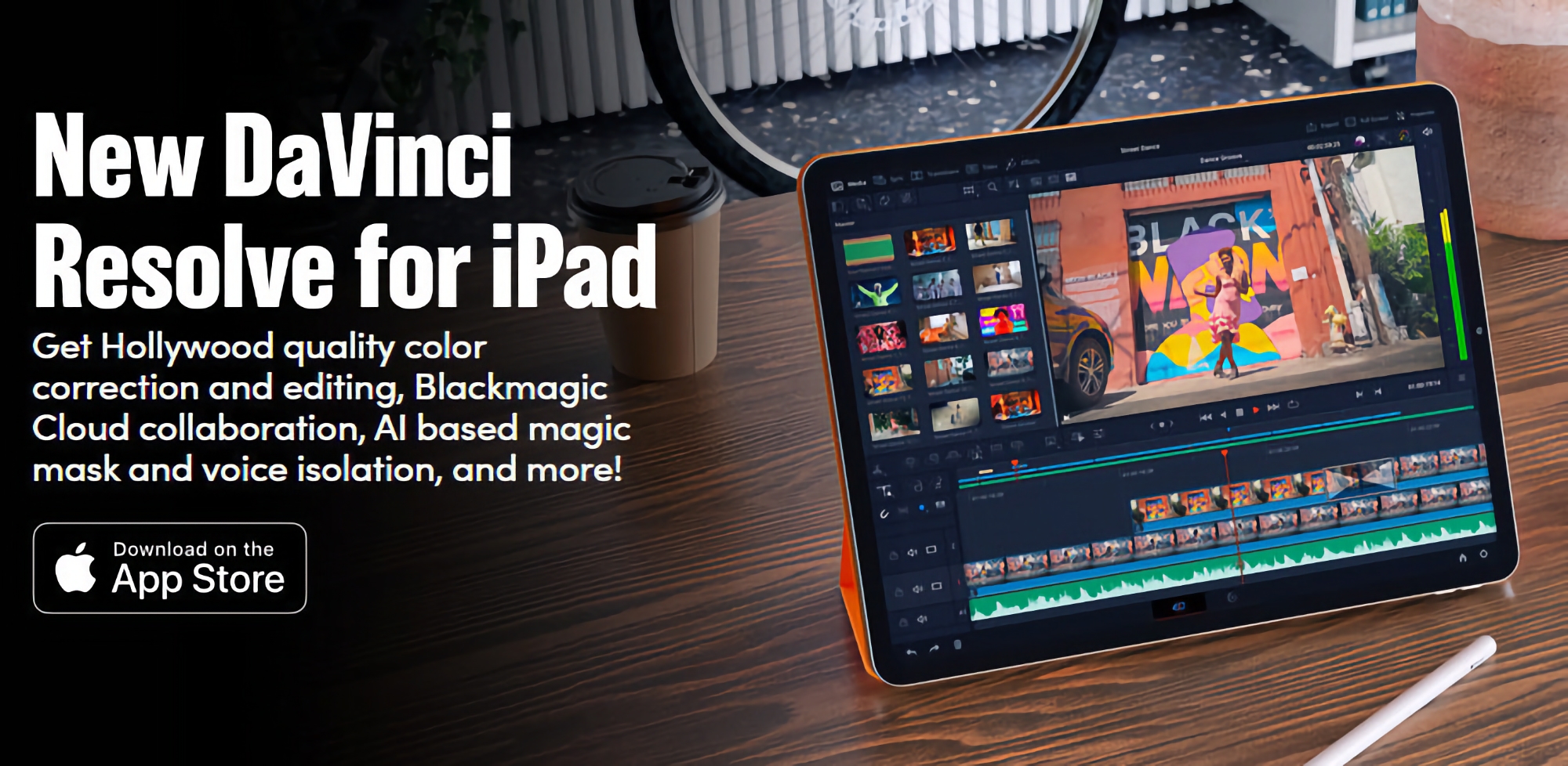 El editor de vídeo DaVinci Resolve ya está disponible para iPad El editor de vídeo DaVinci Resolve ya está disponible para iPad