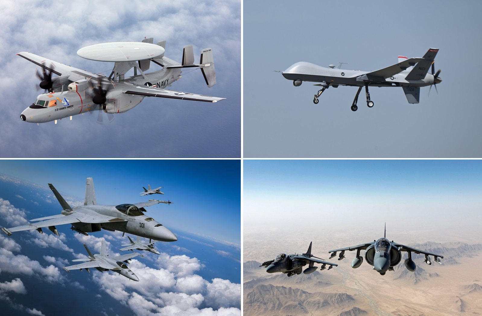 El MQ-9 Reaper transmitió las coordenadas del objetivo a cazas F/A-18 Hornet y aviones de ataque AV-8B Harrier al otro lado del mundo El MQ-9 Reaper transmitió las coordenadas del objetivo a cazas F/A-18 Hornet y aviones de ataque AV-8B Harrier al otro lado del mundo