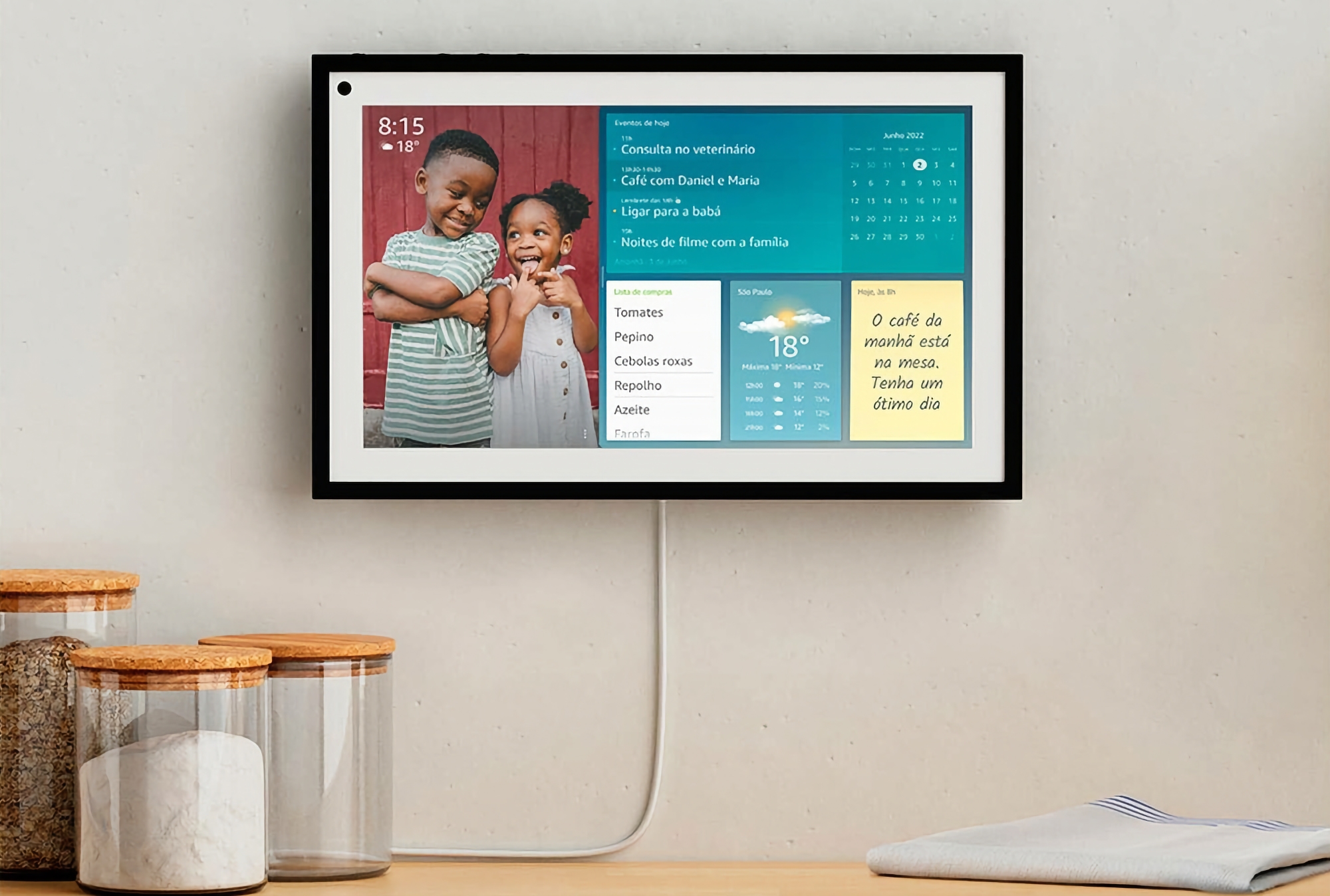 Amazon vende la pantalla inteligente Echo Show 15 con pantalla de 15,6" y asistente de voz Alexa con 80 dólares de descuento Amazon vende la pantalla inteligente Echo Show 15 con pantalla de 15,6" y asistente de voz Alexa con 80 dólares de descuento