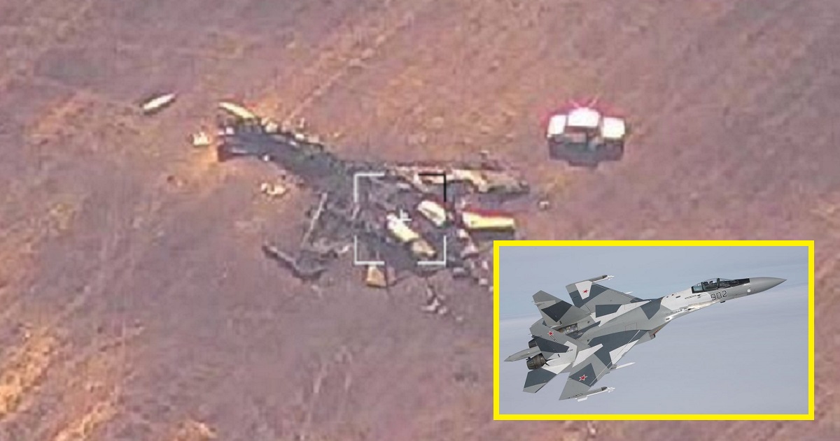 El avión no tripulado SHARK de Ucrania ha encontrado un caza ruso Su-35S con un valor de exportación de más de 100 millones de dólares que podría haber sido derribado por fuego amigo El avión no tripulado SHARK de Ucrania ha encontrado un caza ruso Su-35S con un valor de exportación de más de 100 millones de dólares que podría haber sido derribado por fuego amigo