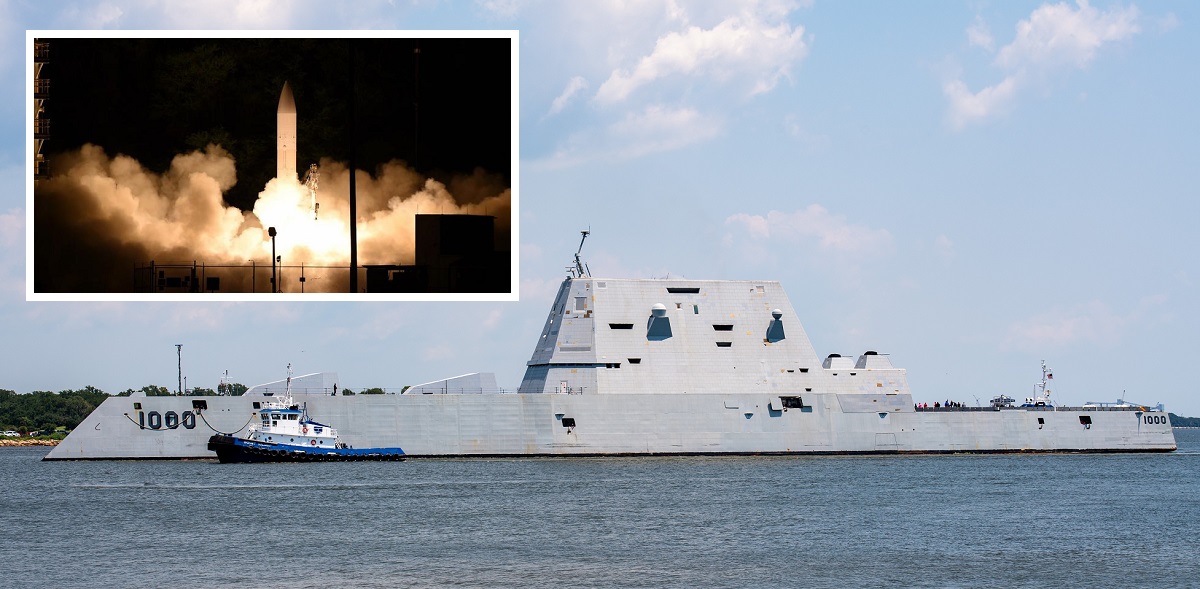 Ingalls Shipbuilding recibió 154,8 millones de dólares para modernizar el USS Zumwalt - El destructor más avanzado de Estados Unidos recibirá el sistema de armamento no nuclear Conventional Prompt Strike. Ingalls Shipbuilding recibió 154,8 millones de dólares para modernizar el USS Zumwalt - El destructor más avanzado de Estados Unidos recibirá el sistema de armamento no nuclear Conventional Prompt Strike.
