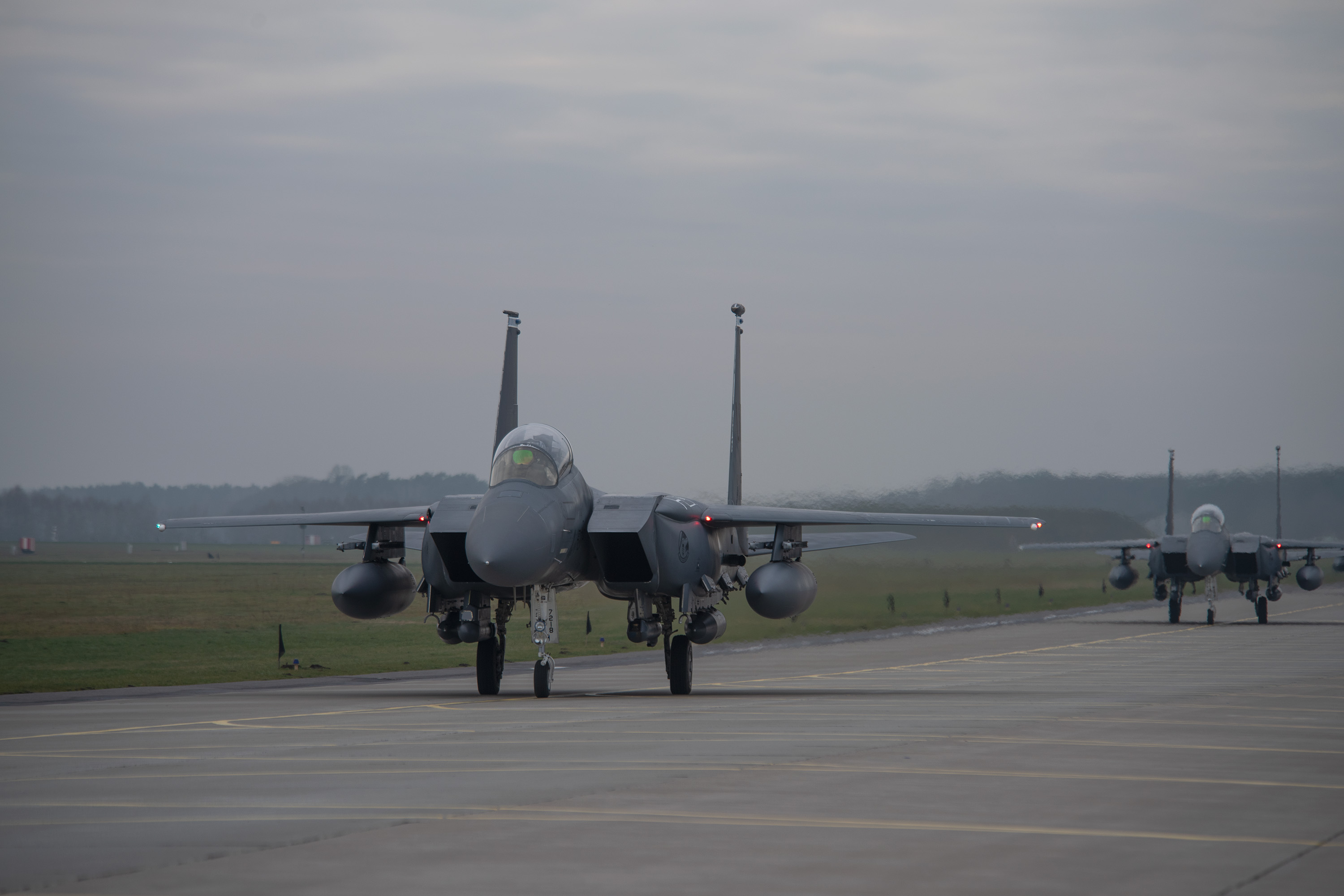 Estados Unidos envió un grupo de cazas F-15E Strike Eagle a Polonia Estados Unidos envió un grupo de cazas F-15E Strike Eagle a Polonia