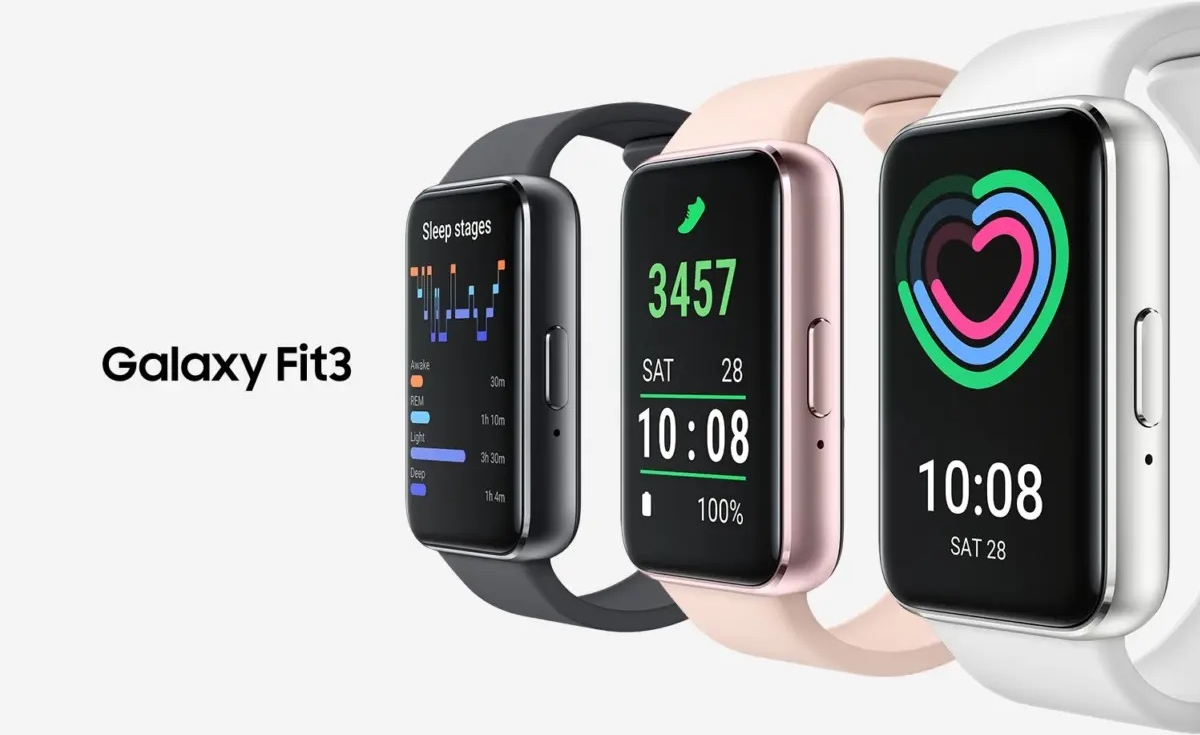 Materiales de marketing internos de Samsung filtrados han desclasificado todas las especificaciones del Galaxy Fit 3 antes de su anuncio