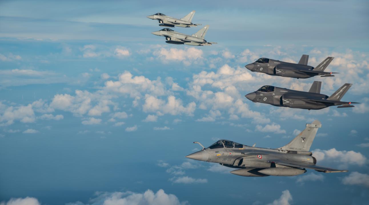 Gran Bretaña y Francia realizaron ejercicios conjuntos Griffin Dawn con aviones F-35 Lightning II, Rafale, Eurofighter Typhoon y Aibus A330 MRTT Gran Bretaña y Francia realizaron ejercicios conjuntos Griffin Dawn con aviones F-35 Lightning II, Rafale, Eurofighter Typhoon y Aibus A330 MRTT
