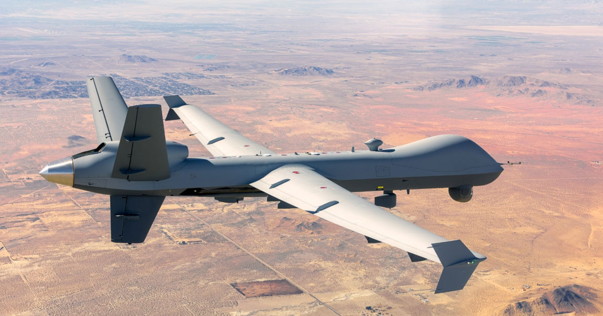 GA-ASI probó una versión mejorada del avión no tripulado MQ-9A Reaper GA-ASI probó una versión mejorada del avión no tripulado MQ-9A Reaper