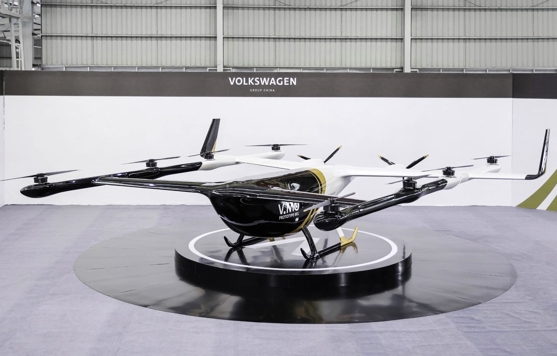 El Grupo Volkswagen China ha anunciado su propio eVTOL llamado "Flying Tiger" V.MO El Grupo Volkswagen China ha anunciado su propio eVTOL llamado "Flying Tiger" V.MO