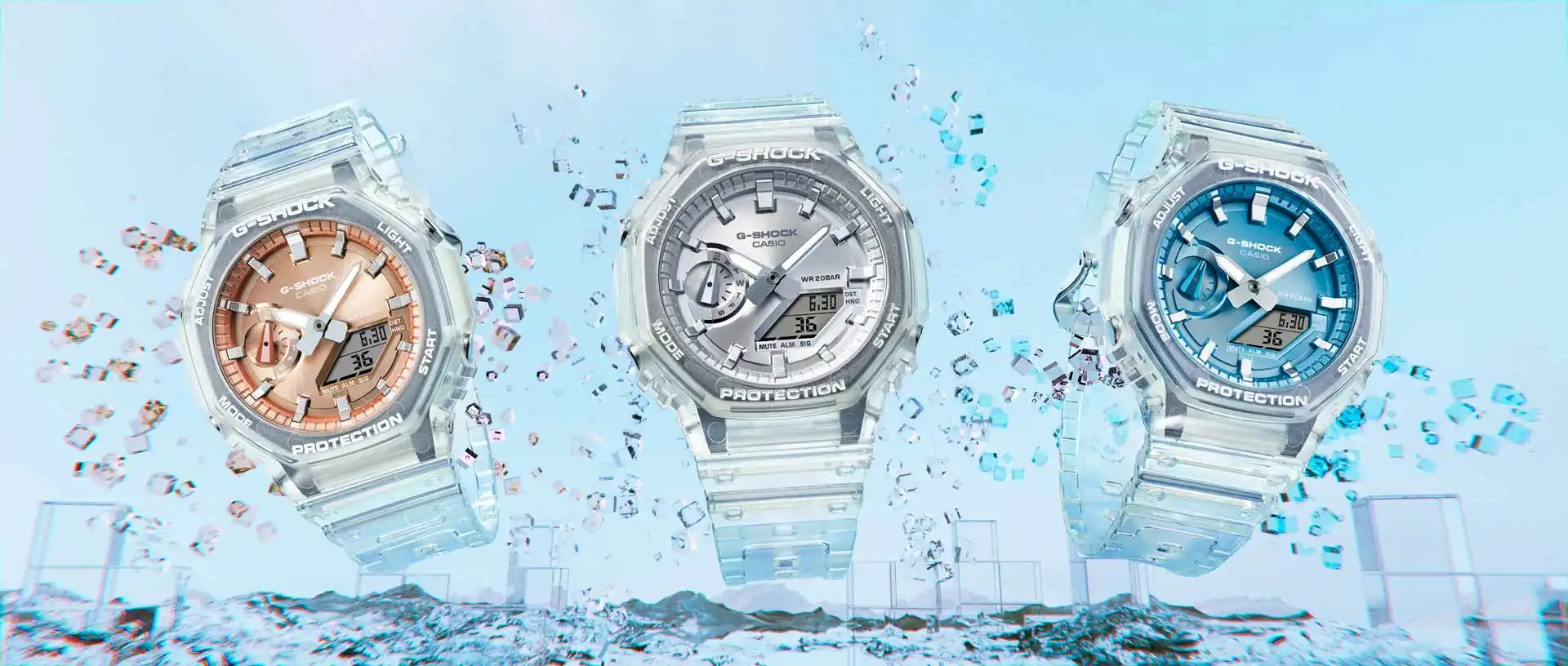 Hora de brillar: El nuevo Casio GA-2100 con Metal Chic ya está en Europa Una colorida obra maestra: Casio lanza el nuevo GA-2100 con una vibrante esfera metálica