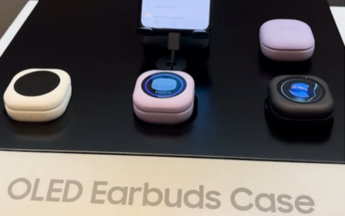 Samsung ha revelado una funda para auriculares Galaxy Buds con pantalla OLED Samsung ha revelado una funda para auriculares Galaxy Buds con pantalla OLED