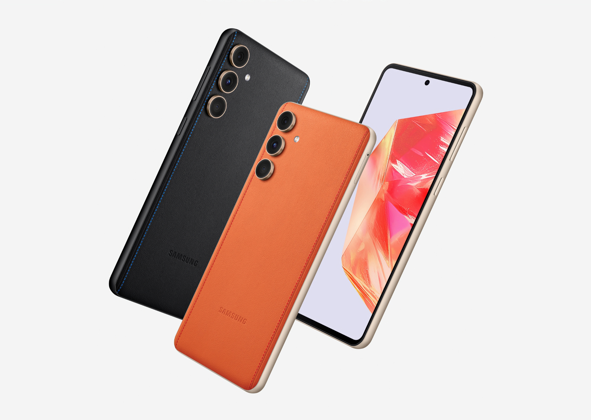 Samsung ha anunciado la fecha de lanzamiento del Galaxy F55: un smartphone con pantalla AMOLED de 120 Hz, chip Snapdragon 7 Gen 1 y panel trasero de cuero Samsung ha anunciado la fecha de lanzamiento del Galaxy F55: un smartphone con pantalla AMOLED de 120 Hz, chip Snapdragon 7 Gen 1 y panel trasero de cuero