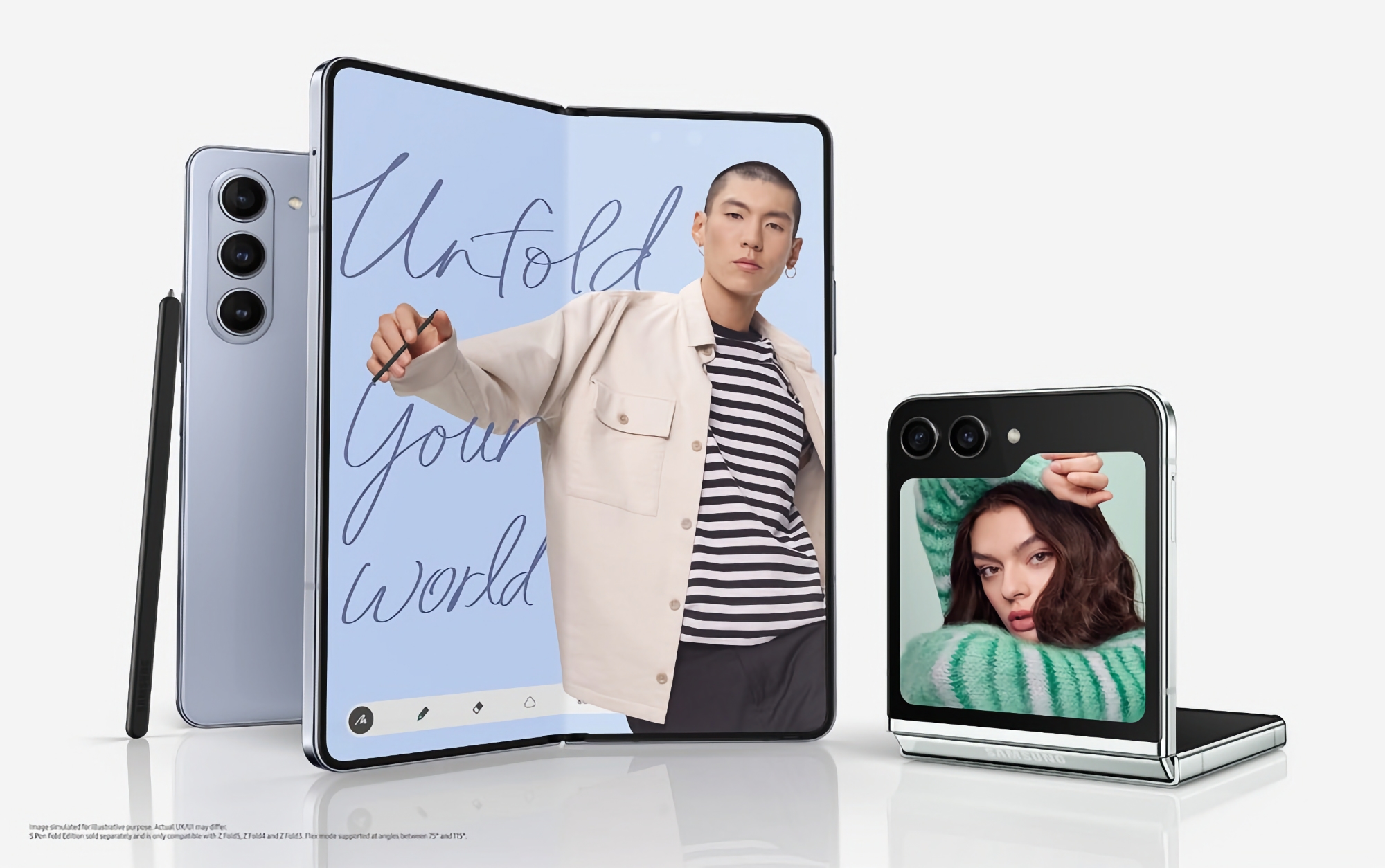 Más grandes que el Galaxy Fold 5 y el Galaxy Flip 5: los smartphones plegables Galaxy Fold 6 y Galaxy Flip 6 tendrán pantallas más grandes Más grandes que el Galaxy Fold 5 y el Galaxy Flip 5: los smartphones plegables Galaxy Fold 6 y Galaxy Flip 6 tendrán pantallas más grandes