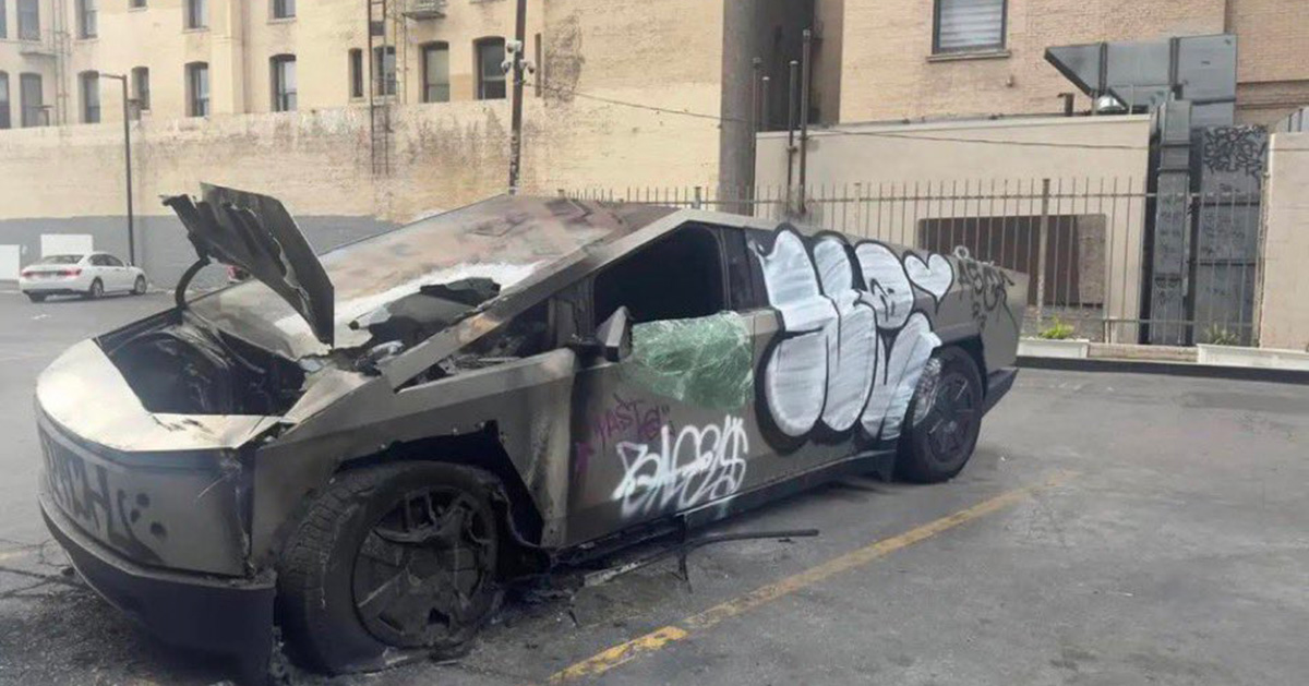 Fuego y coches del futuro: Pruebas del cibercamión Tesla Cibercamión Tesla: Las consecuencias del incendio