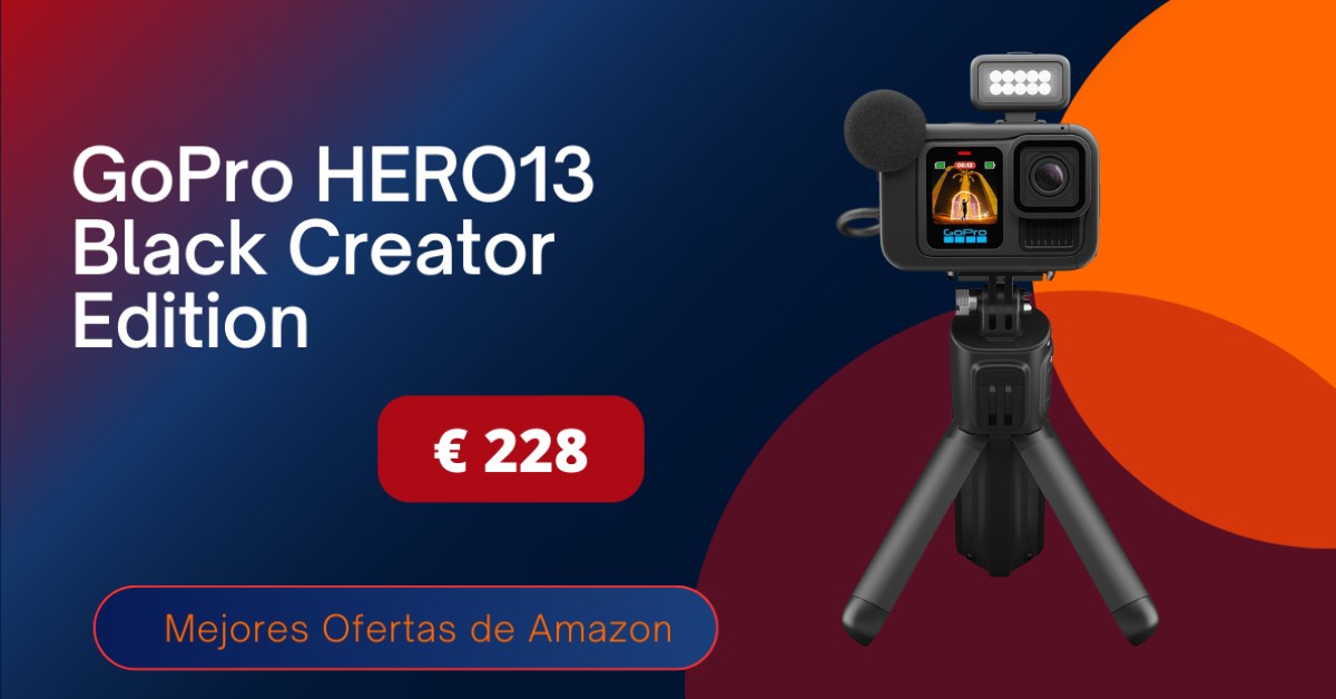 Consigue la GoPro HERO13 Black Creator Edition con 228€ de Descuento! ¡Oportunidad Increíble! Consigue la GoPro HERO13 Black Creator Edition con 228€ de Descuento! ¡Oportunidad Increíble!