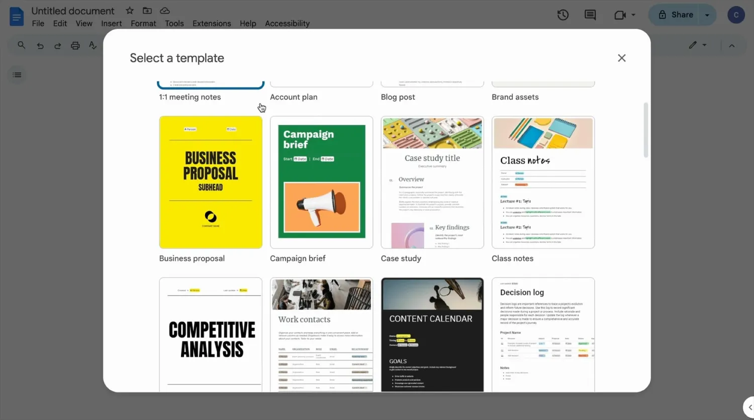 Actualización de Google Docs: exploración de plantillas innovadoras Ampliación de las posibilidades: visión general de las nuevas plantillas de Google Docs