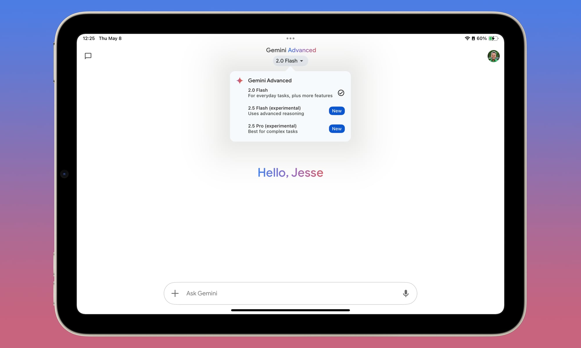 Actualización de Gemini: menú lateral ahora disponible en tabletas