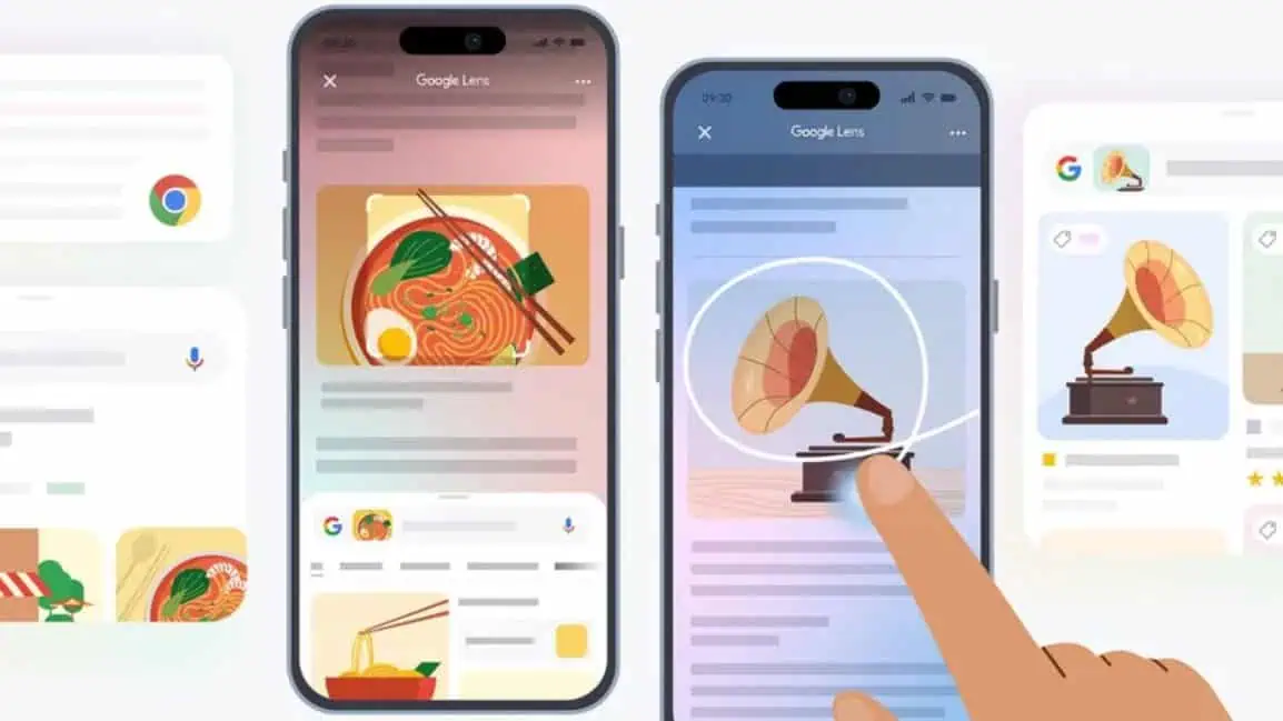 Gestos cómodos: nuevas funciones de Google Lens en iOS Google Lens en iOS: un nuevo nivel de búsqueda con gestos