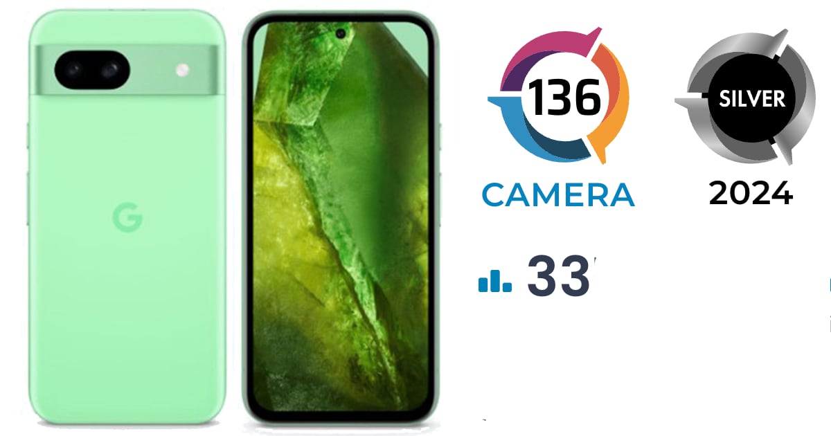 En la prueba DXOMARK, la cámara del smartphone Google Pixel 8a obtuvo 136 puntos: es el 2º puesto en el segmento de precio (400 a 600 dólares) En la prueba DXOMARK, la cámara del smartphone Google Pixel 8a obtuvo 136 puntos: es el 2º puesto en el segmento de precio (400 a 600 dólares)