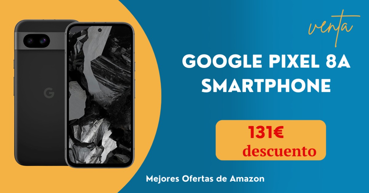 Smartphone Google Pixel 8a - descuento de 131€! Smartphone Google Pixel 8a - descuento de 131€!