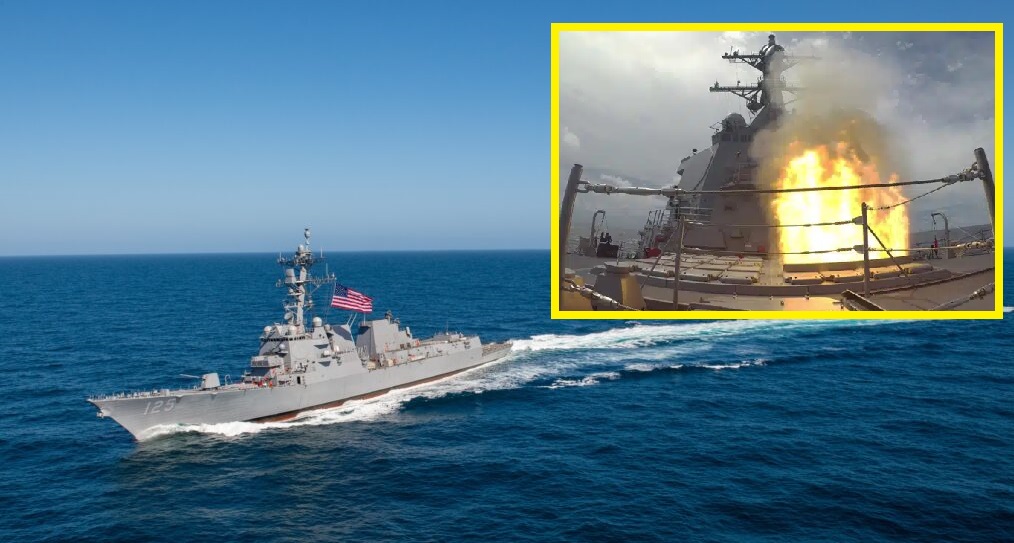 El USS Jack H. Lucas, primer destructor Flight III de la clase Arleigh Burke, lanzó con éxito el misil estándar 2