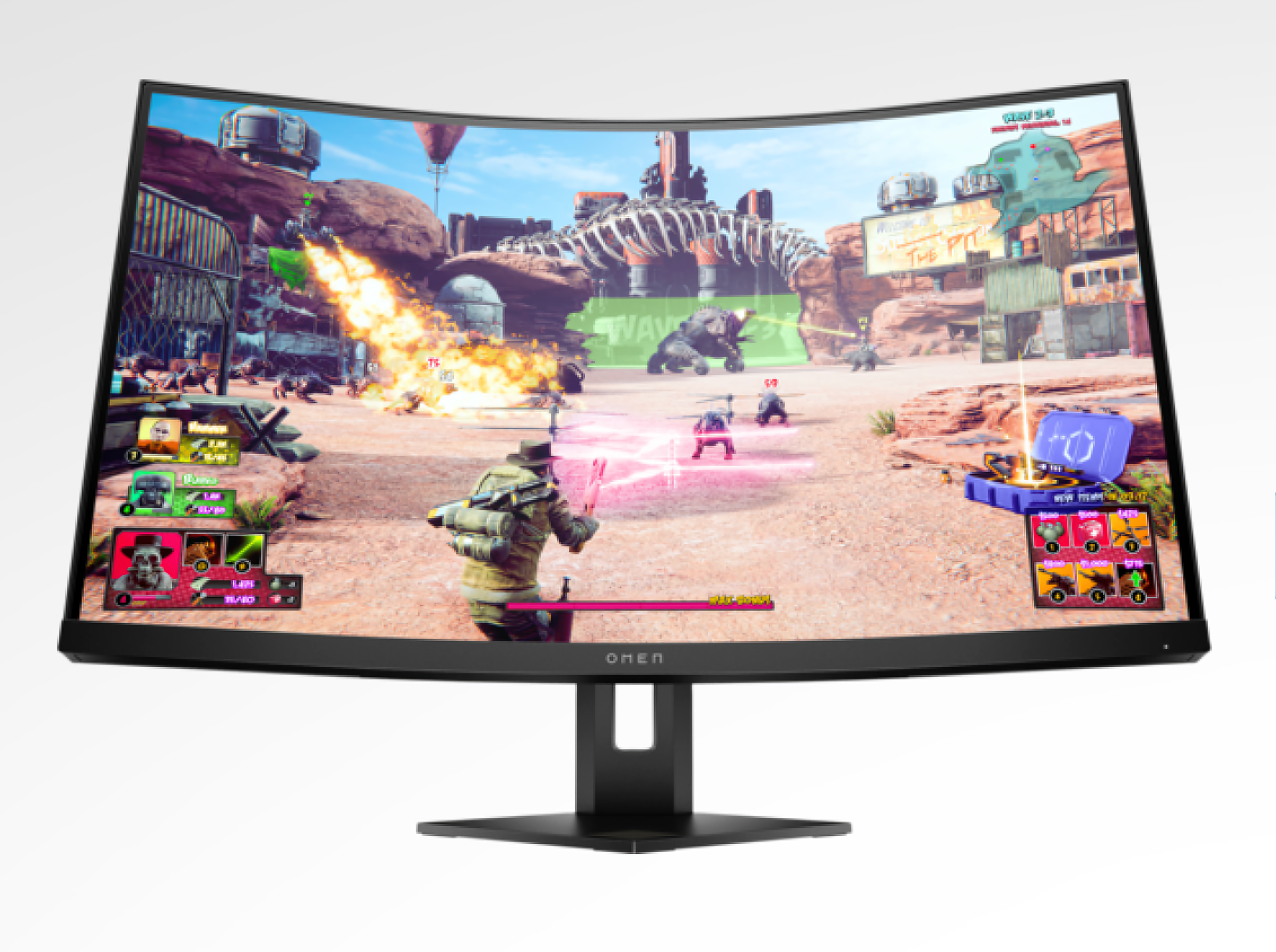 HP presenta un nuevo monitor para juegos con pantalla curva de 27" y 2K HP presenta un nuevo monitor para juegos con pantalla curva de 27" y 2K