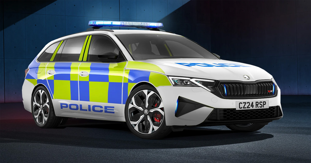 Las persecuciones a alta velocidad adquieren un nuevo estilo con el Škoda Octavia vRS Škoda Octavia vRS: Una nueva estrella en la flota policial