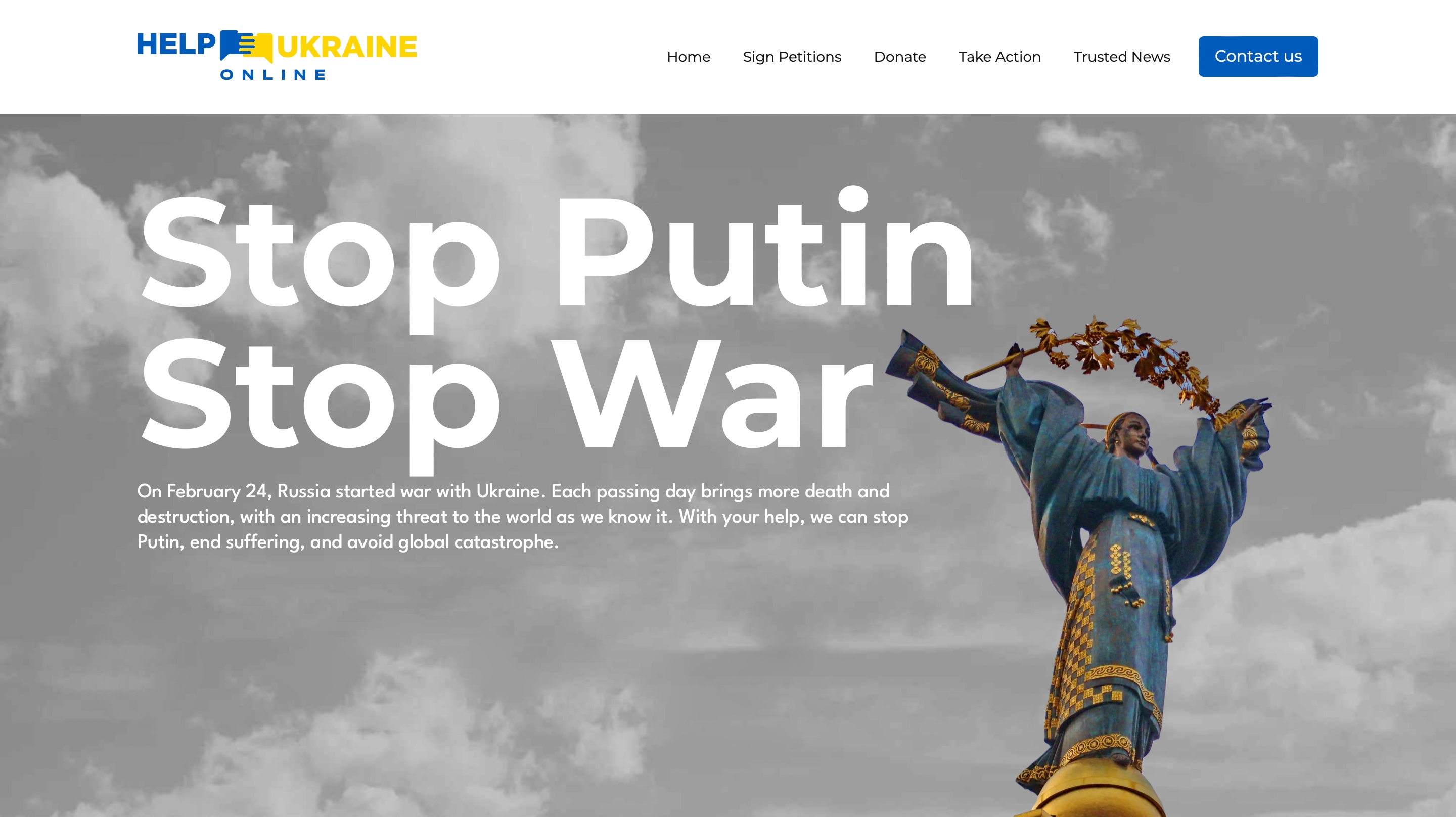 Help Ukraine Online: un sitio para extranjeros que quieren ayudar a Ucrania durante la guerra Help Ukraine Online: un sitio para extranjeros que quieren ayudar a Ucrania durante la guerra