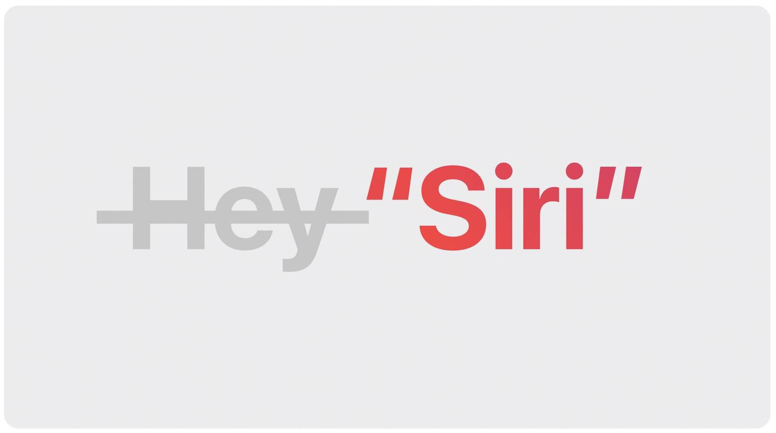 Sin saludos: Apple ha suprimido el comando de voz para llamar a Siri