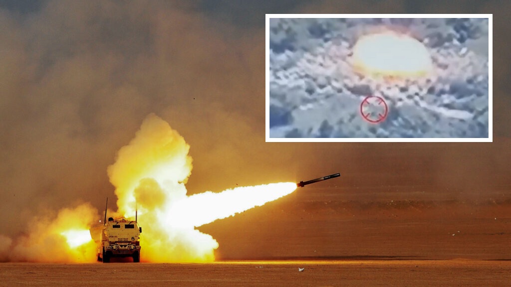 El HIMARS/MLRS destruyó espectacularmente el mortero autopropulsado ruso 2S4 Tyulpan - vídeo de la llegada del GMLRS captado por el dron polaco FlyEye El HIMARS/MLRS destruyó espectacularmente el mortero autopropulsado ruso 2S4 Tyulpan - vídeo de la llegada del GMLRS captado por el dron polaco FlyEye
