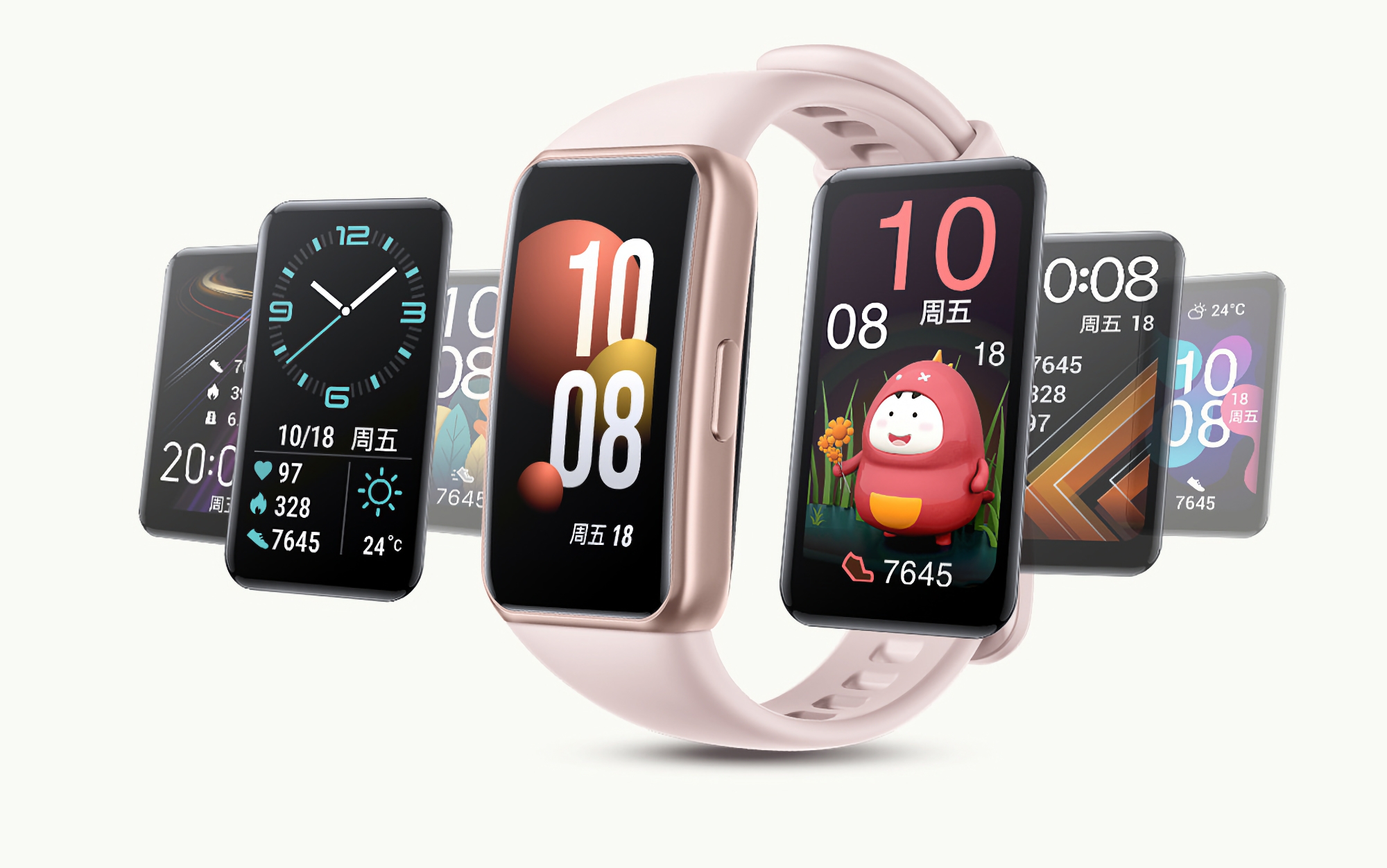 Honor Band 7 NFC: pulsera inteligente con sensor de SpO2, 96 modos de deporte y hasta 14 días de batería Honor Band 7 NFC: pulsera inteligente con sensor de SpO2, 96 modos de deporte y hasta 14 días de batería