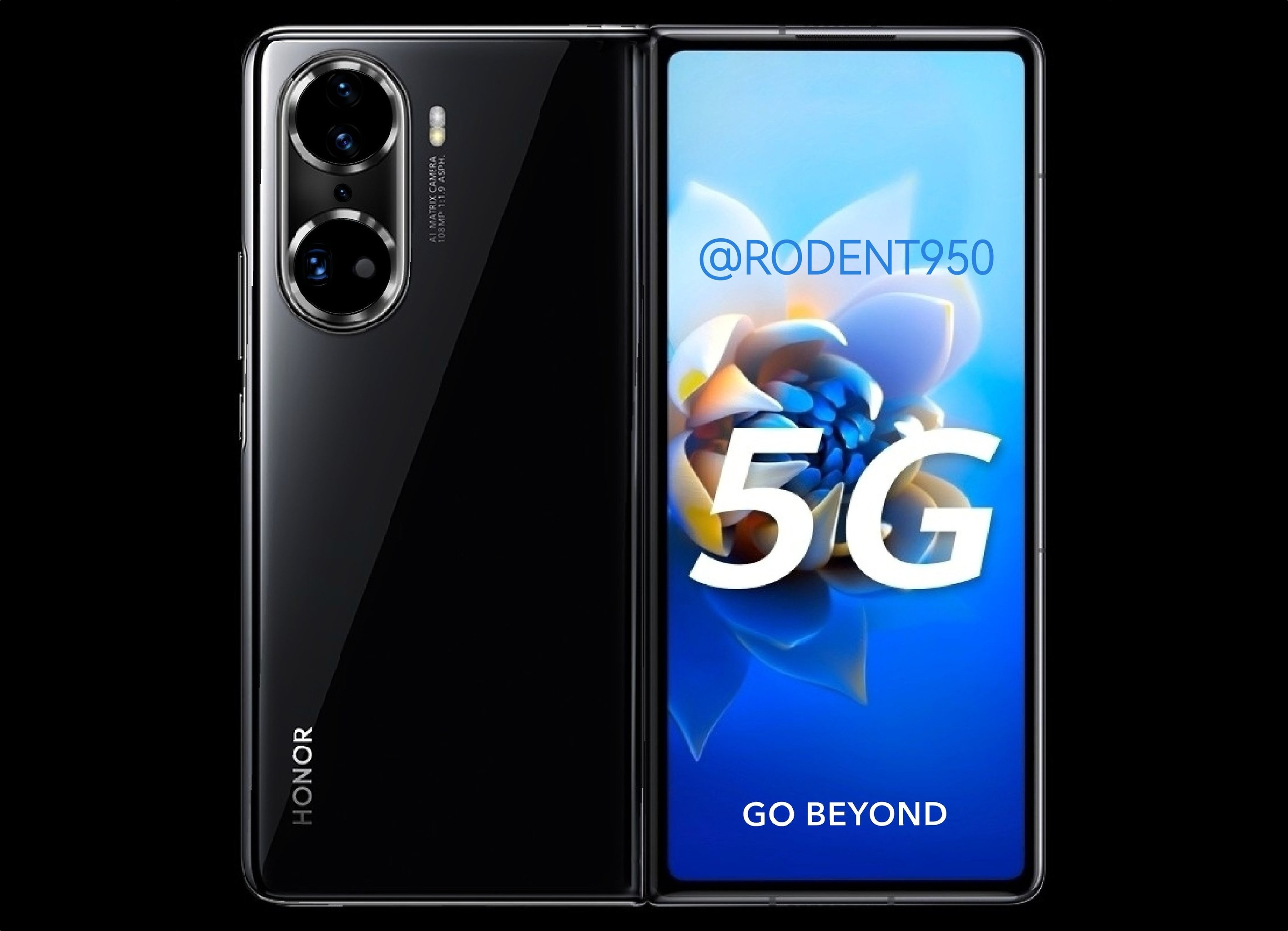 Así se verá el primer teléfono inteligente plegable de Honor Así se verá el primer teléfono inteligente plegable de Honor
