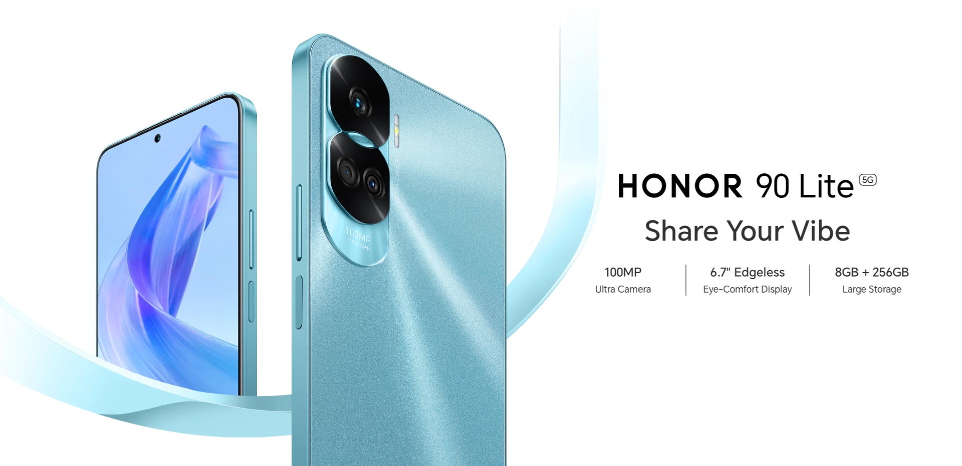 Honor 90 Lite: Chip Dimensity 6020, cámara de 100 MP y batería de 4500 mAh con carga de 35W