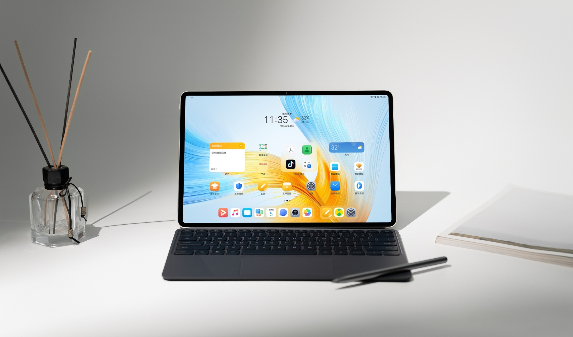 Dos cámaras, pantalla de bisel fino, lápiz óptico y funda con teclado: Honor desvela el MagicPad antes del anuncio Dos cámaras, pantalla de bisel fino, lápiz óptico y funda con teclado: Honor desvela el MagicPad antes del anuncio
