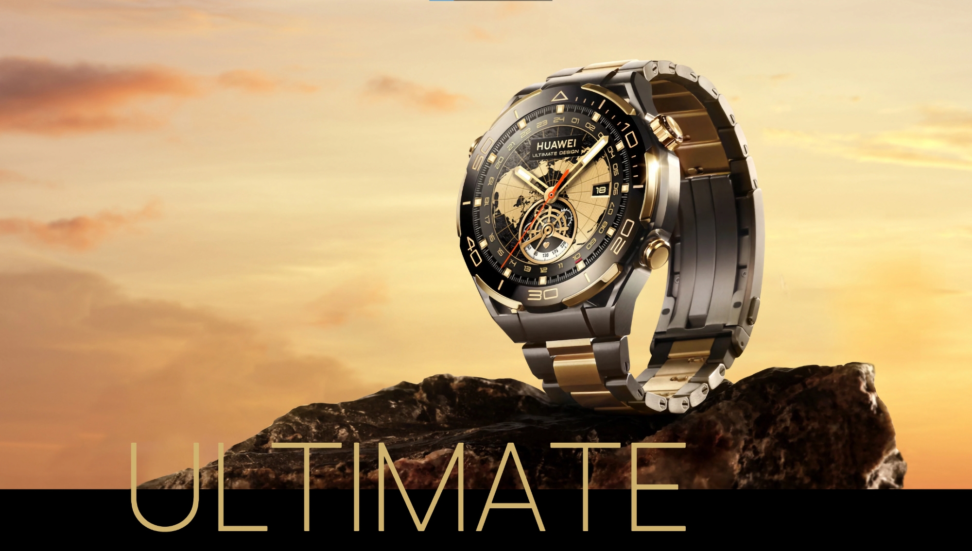 El Huawei Watch Ultimate Gold Edition con elementos de oro en la caja, cristal de zafiro y brazalete de titanio ha llegado a Europa por 2.999 euros El Huawei Watch Ultimate Gold Edition con elementos de oro en la caja, cristal de zafiro y brazalete de titanio ha llegado a Europa por 2.999 euros
