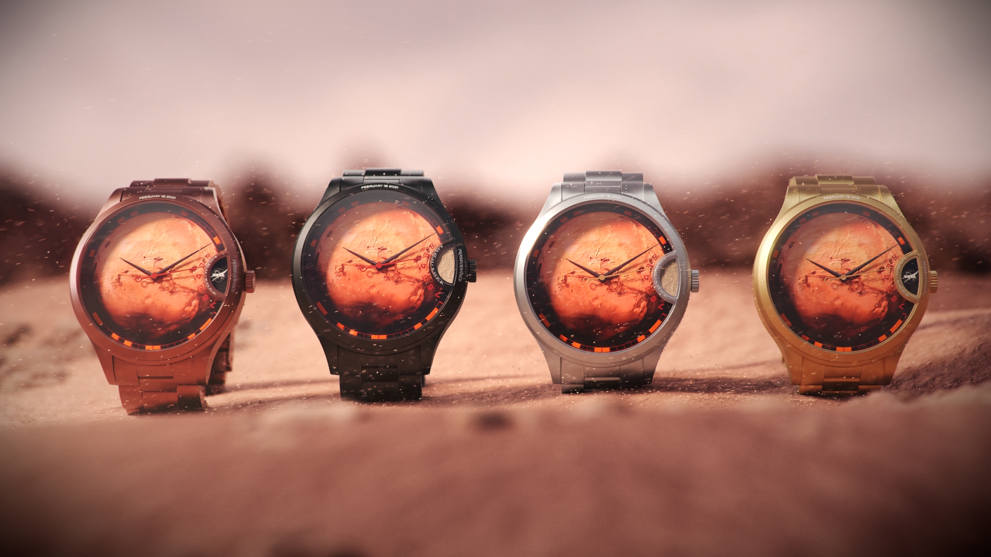 INTERSTELLAR RED 3.721: un reloj de crowdfunding desarrollado conjuntamente con la NASA, está dedicado a la misión Perseverance y lleva polvo de Marte INTERSTELLAR RED 3.721: un reloj de crowdfunding desarrollado conjuntamente con la NASA, está dedicado a la misión Perseverance y lleva polvo de Marte