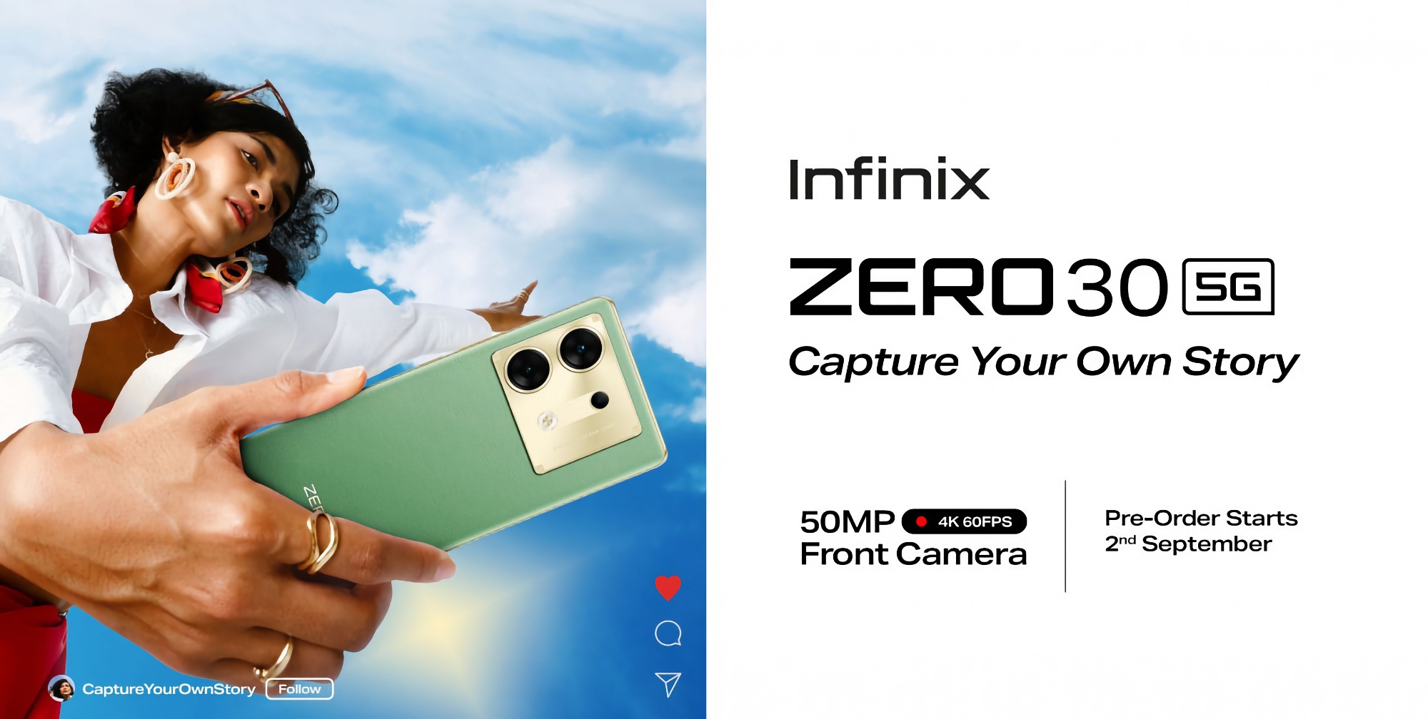 Infinix ha desvelado las características de Zero 30 5G: pantalla AMOLED de 144 Hz y cámara frontal de 50 MP Infinix ha desvelado las características de Zero 30 5G: pantalla AMOLED de 144 Hz y cámara frontal de 50 MP