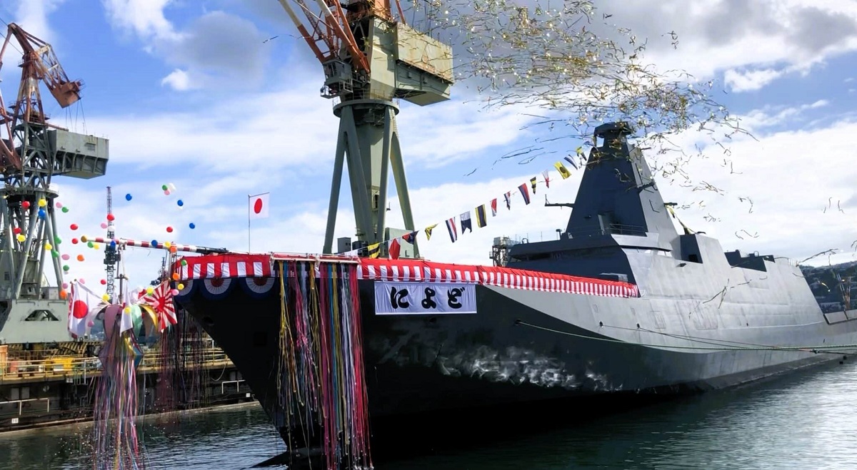 La Armada japonesa recibirá próximamente la fragata JS Niyodo, valorada en 318 millones de dólares, con el sistema de lanzamiento vertical Mk 41 para misiles antibuque Tipo 07. La Armada japonesa recibirá próximamente la fragata JS Niyodo, valorada en 318 millones de dólares, con el sistema de lanzamiento vertical Mk 41 para misiles antibuque Tipo 07.