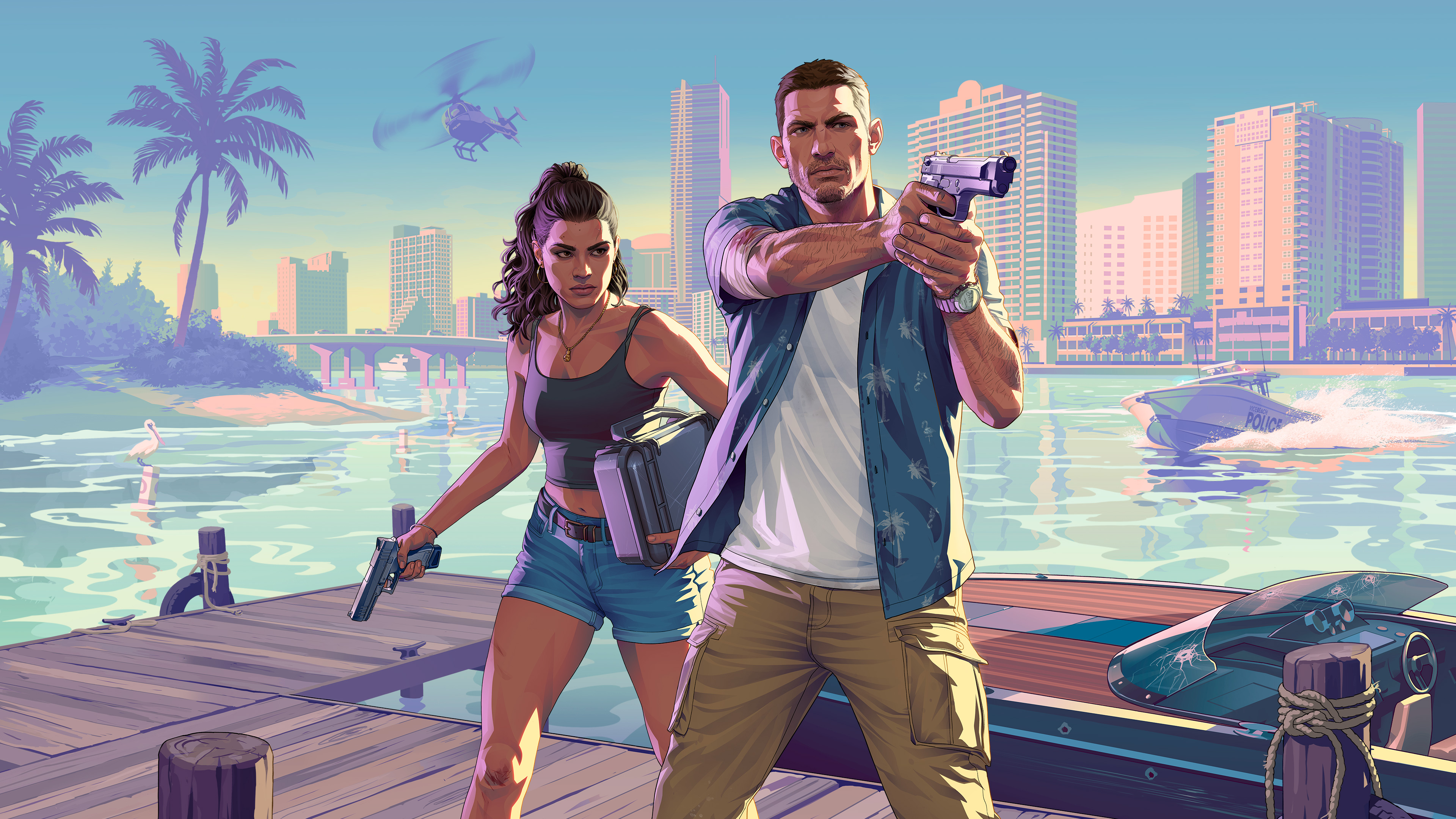 Visión Artística de GTA VI: Detalles Exclusivos Detalles sobre el Arte Pintoresco de GTA VI revelados