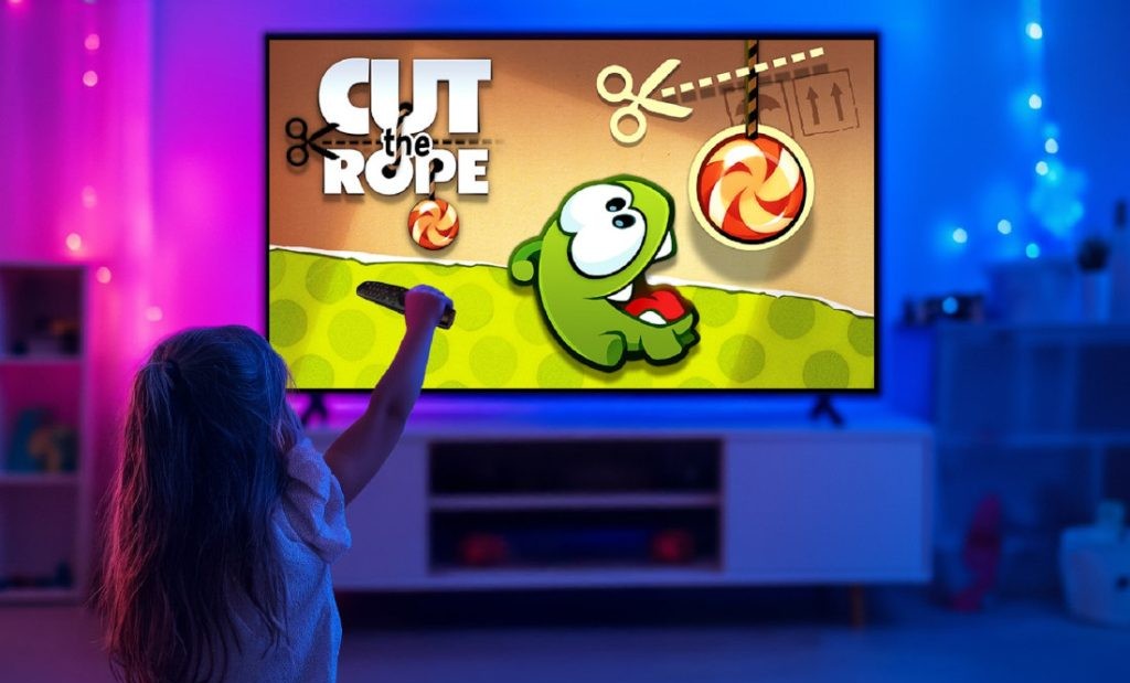 Ahora en pantalla grande: "Cut the Rope" disponible en televisores inteligentes El juego 'Cut the Rope' conquista los televisores inteligentes: nuevas funciones para los fans