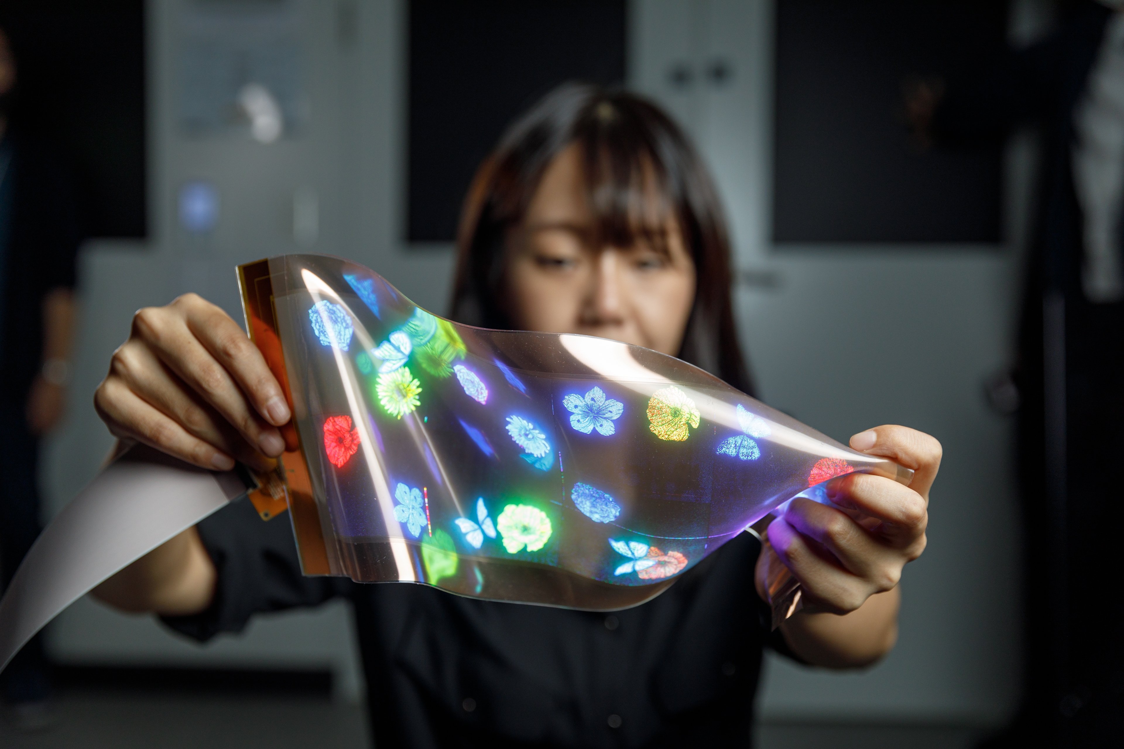 LG mostró una pantalla que va de 12" a 14".