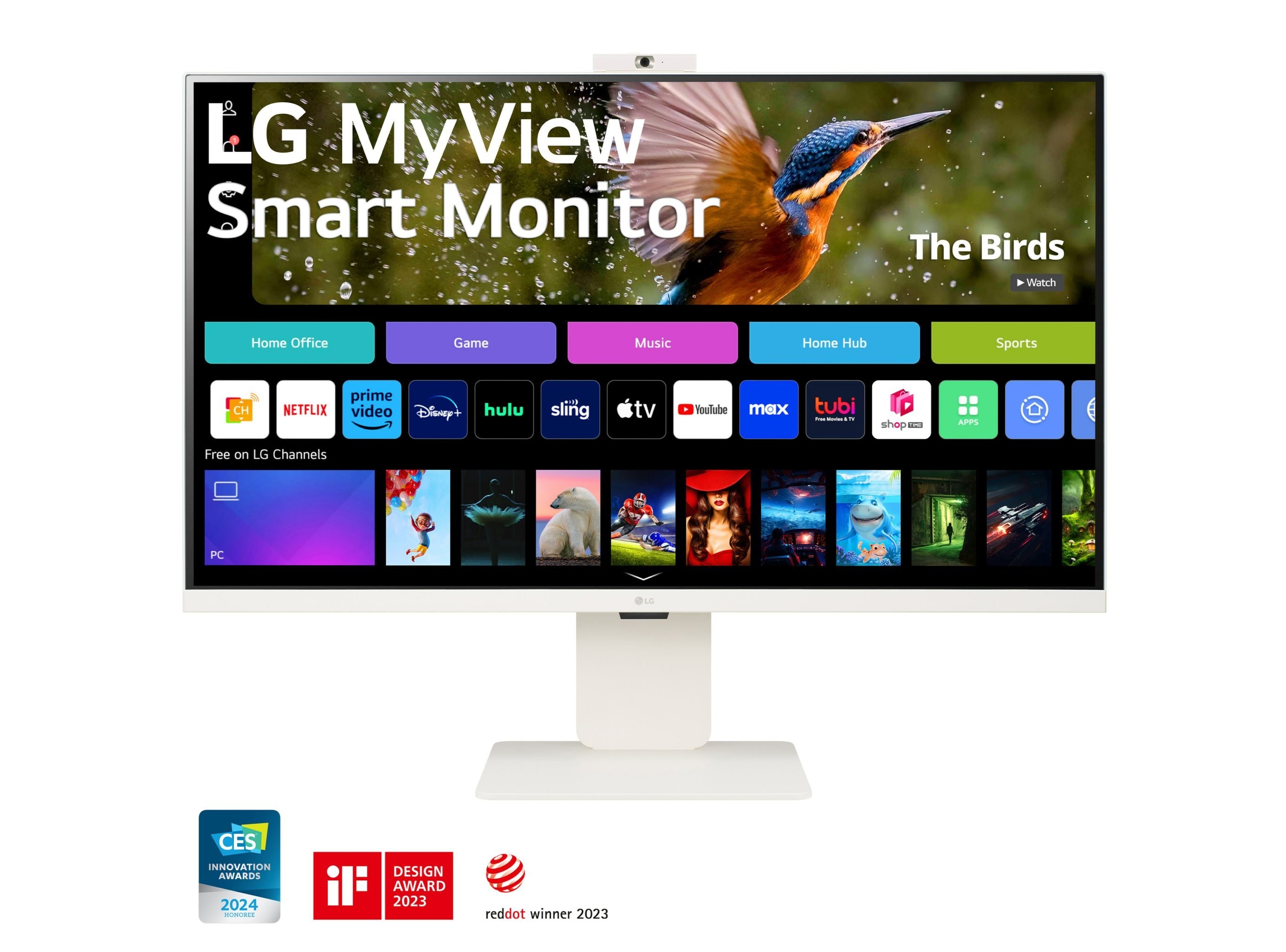 LG ha anunciado una línea de monitores inteligentes MyView con pantallas de hasta 4K, AirPlay 2 y webOS a bordo, con precios desde 199 dólares
