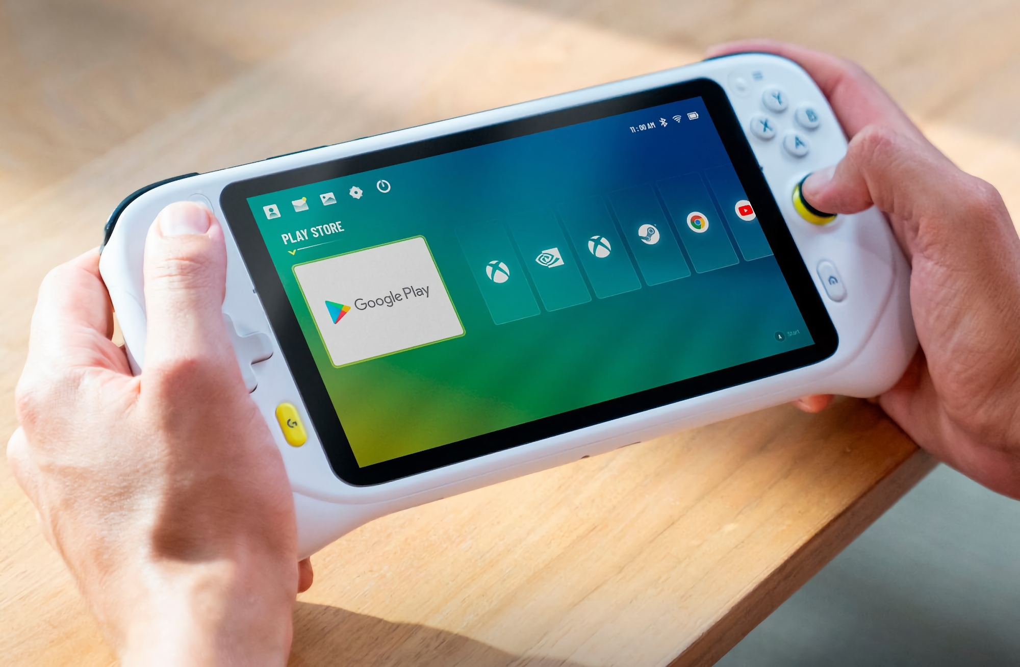 Un insider ha mostrado cómo será una consola de juegos en la nube de Logitech con soporte para Google Play, Nvidia Geforce Now, Xbox Cloud y Steam
