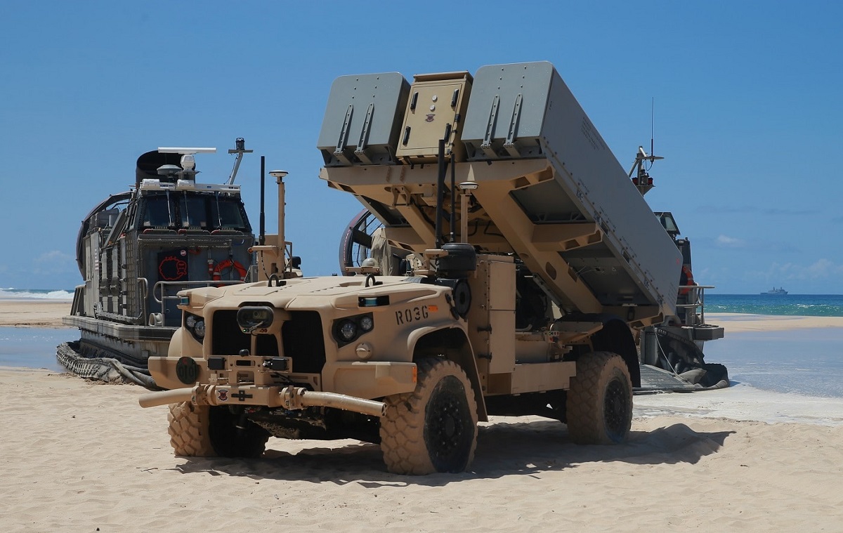 La Marina estadounidense ha encargado vehículos no tripulados ROGUE-Fires basados en el JLTV para el sistema antibuque NMESIS La Marina estadounidense ha encargado vehículos no tripulados ROGUE-Fires basados en el JLTV para el sistema antibuque NMESIS